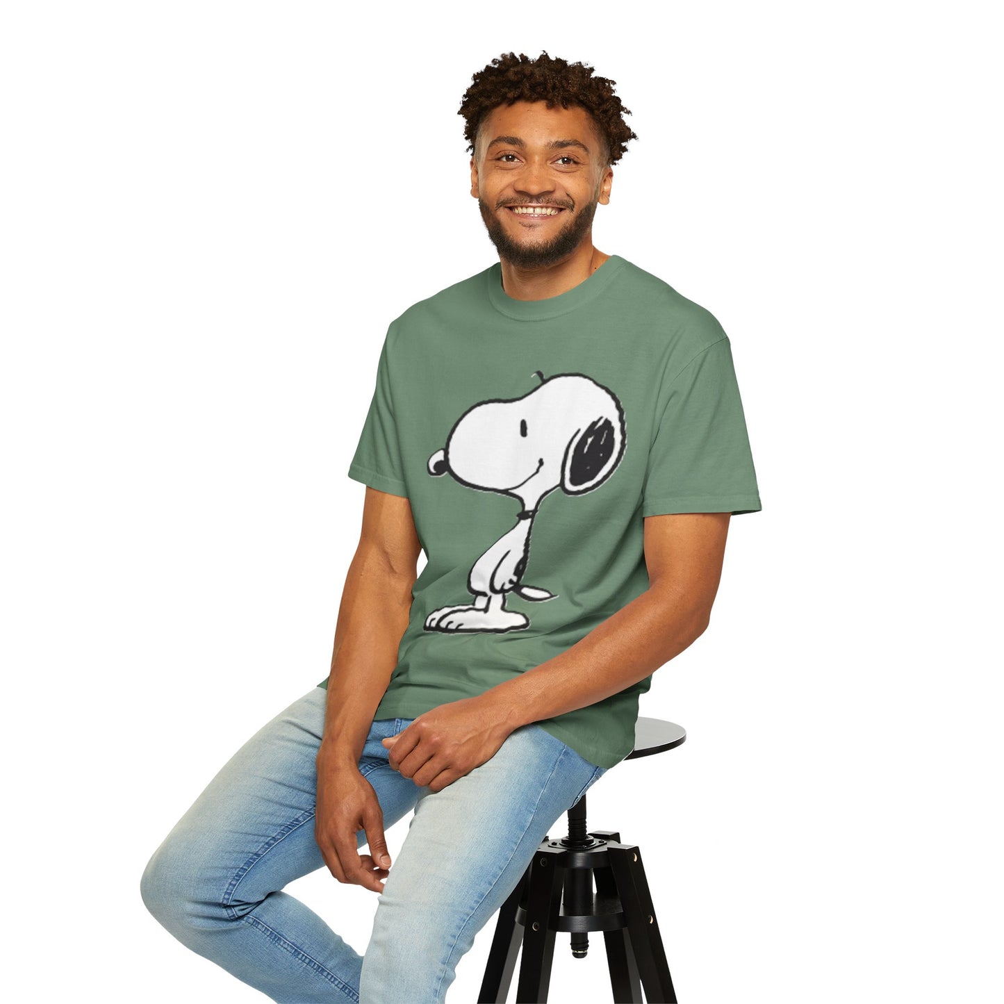 Classic Snoopy Unisex Garment-Dyed T-shirt