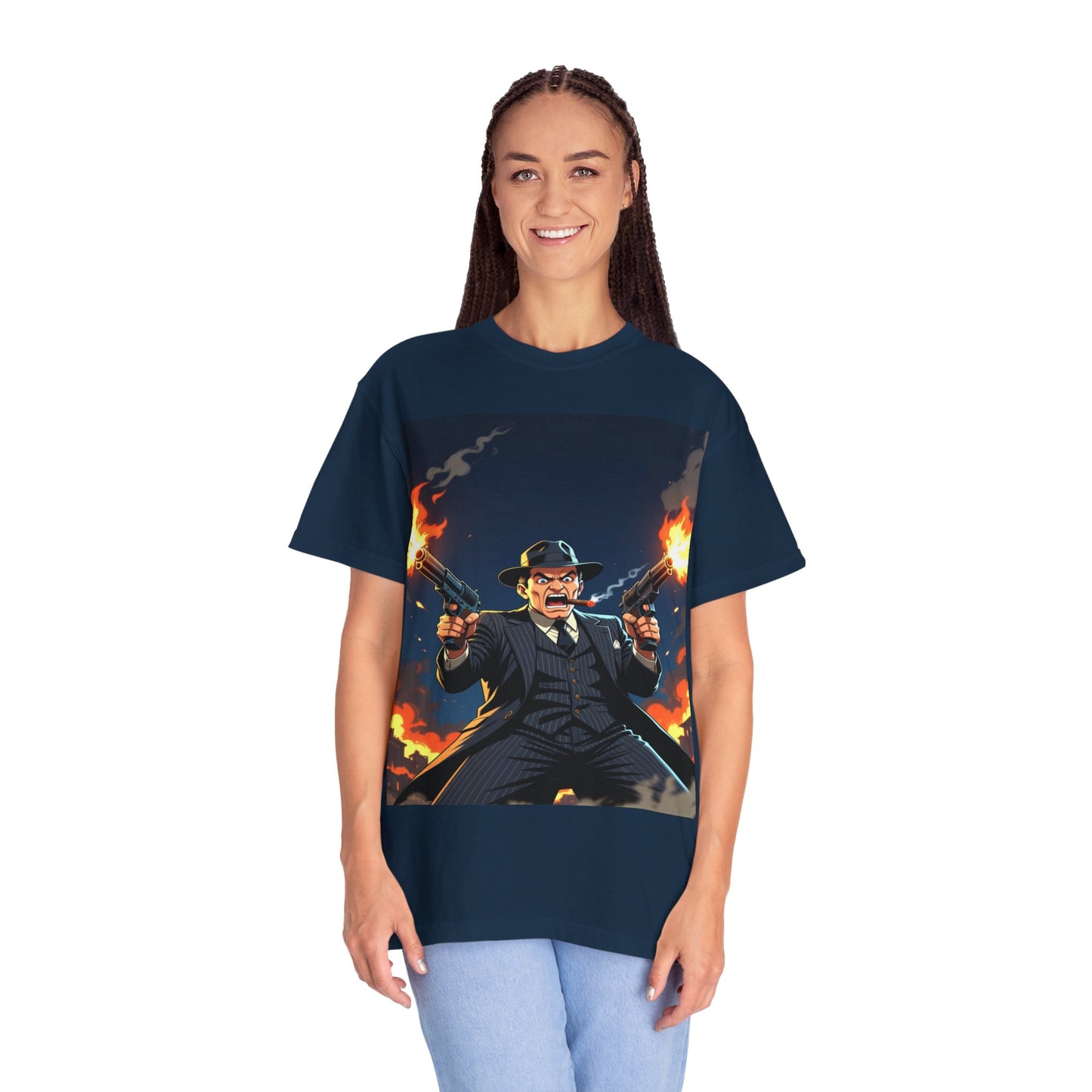 Gangster T‑Shirt — Vintage Outlaw Graphic Tee