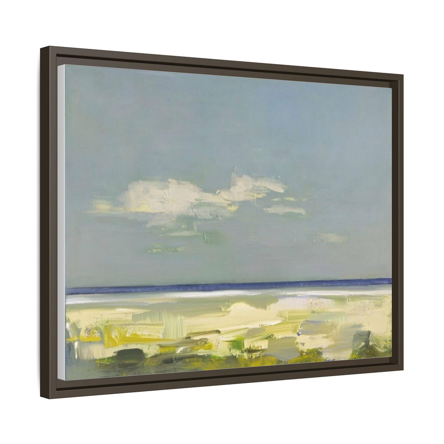 Coastal Calm Matte Canvas Framed Wall Art