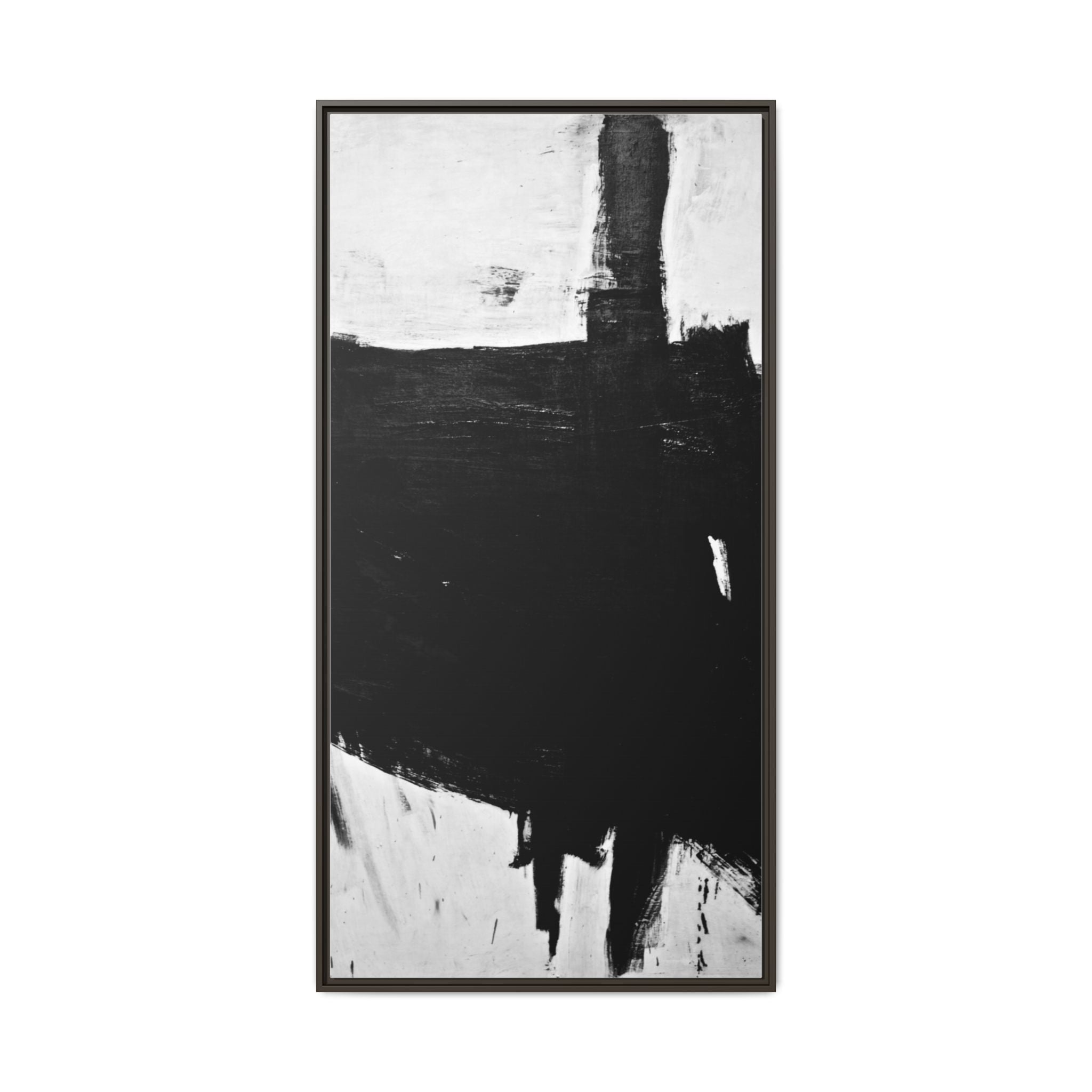 Sabra by Franz Kline Abstract Matte Canvas Framed Wall Art Print