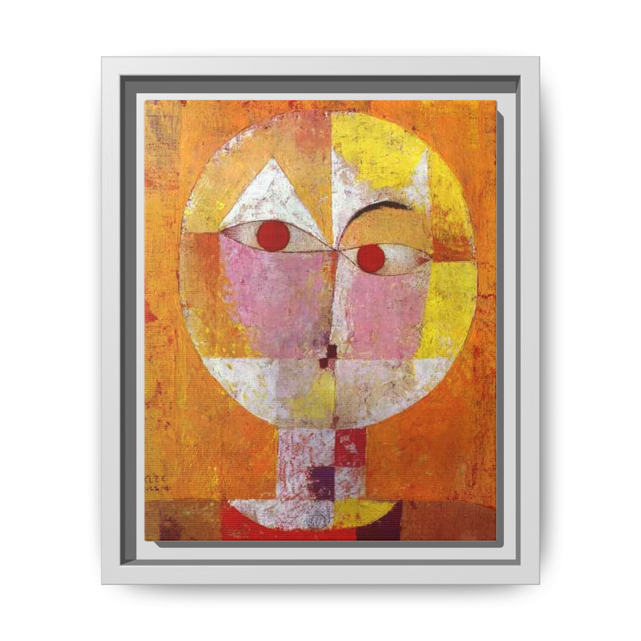 Senecio II by Paul Klee Canvas Framed Wall Art Print