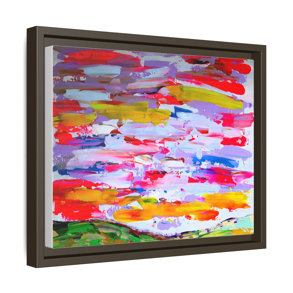 Sunny day in may by Norman Barrett Framed Matte Canvas Wall Art