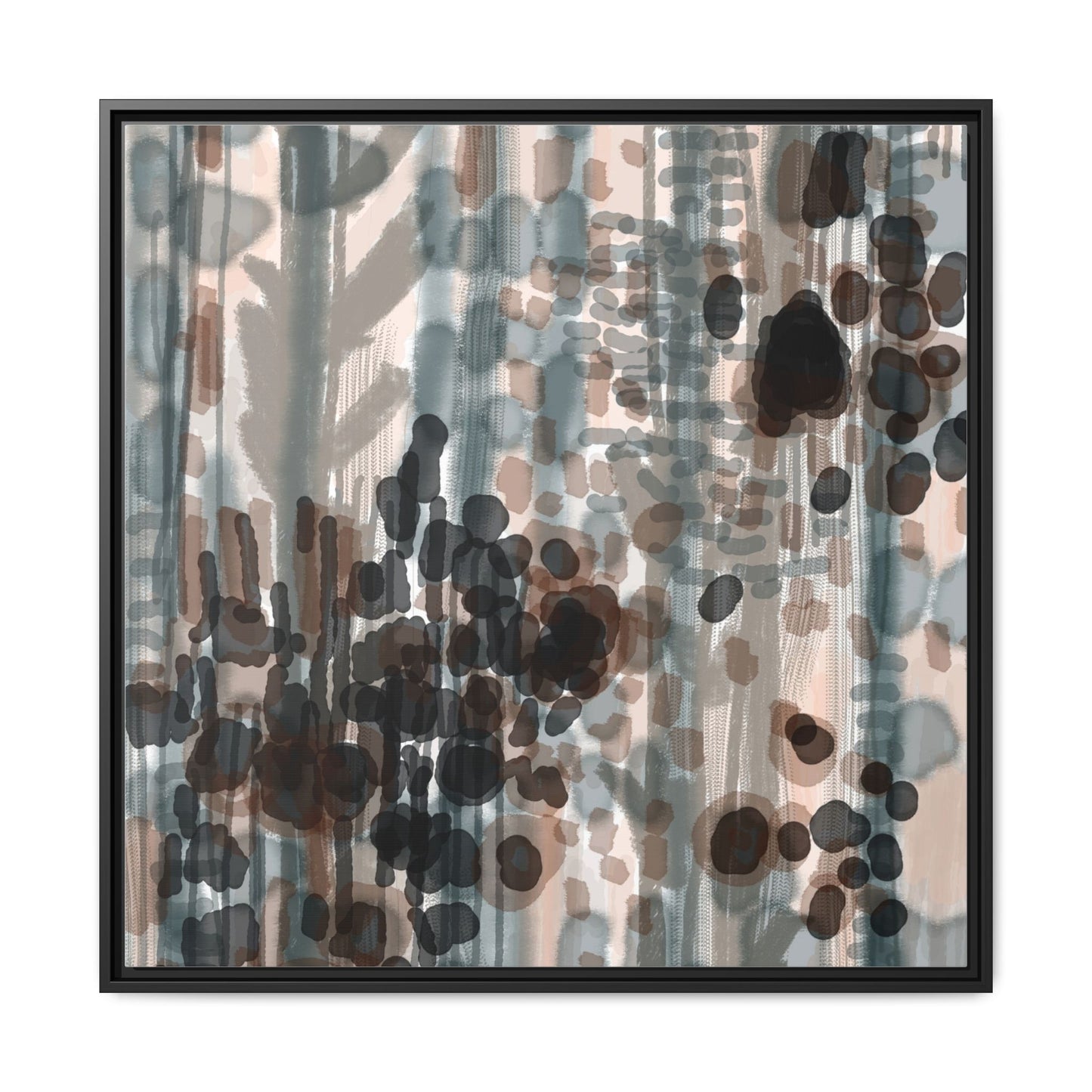 Vleken by an unknown artist Framed Canvas Art