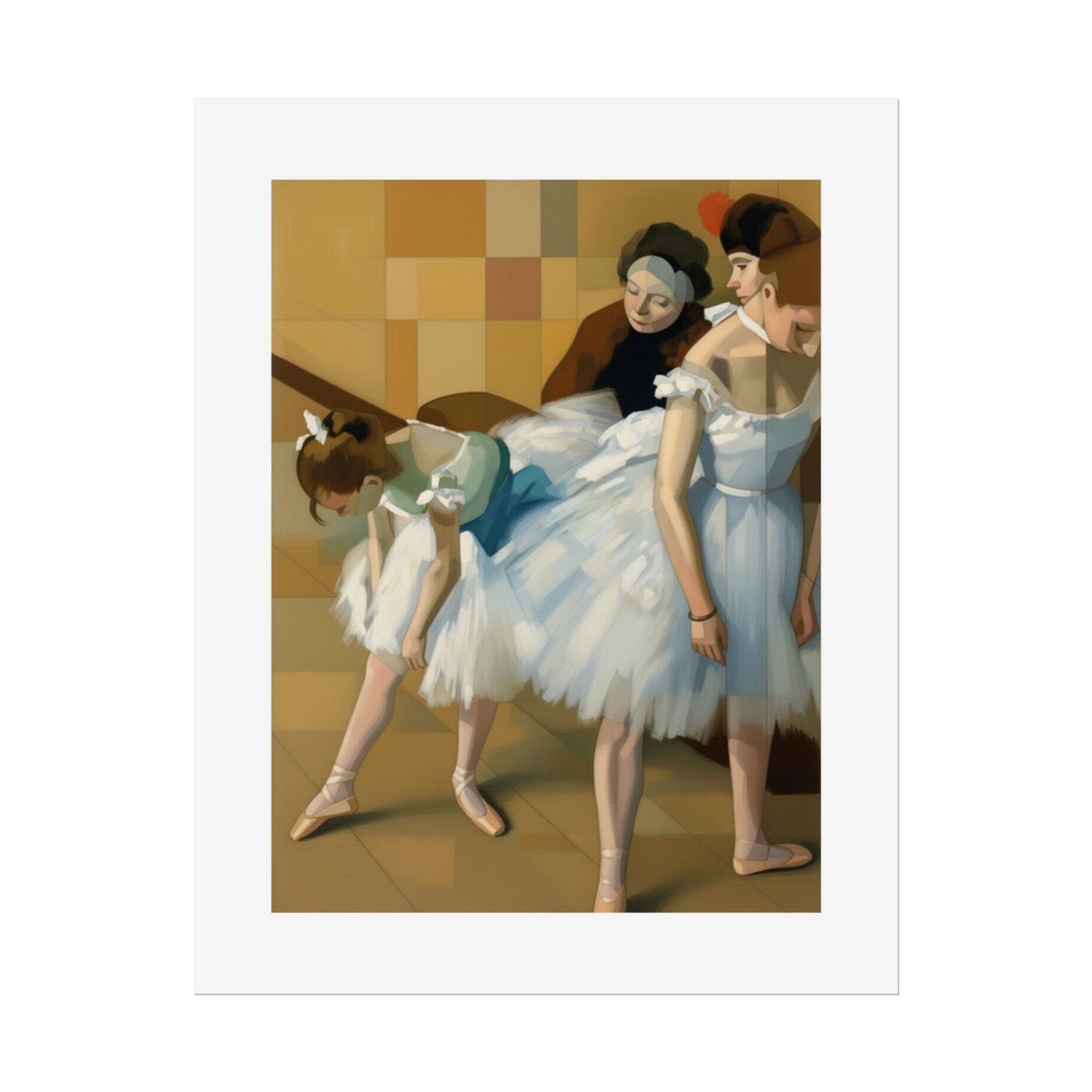 Ballet Dancers Rolled Poster — Classic Impressionist Ballerina Wall Art