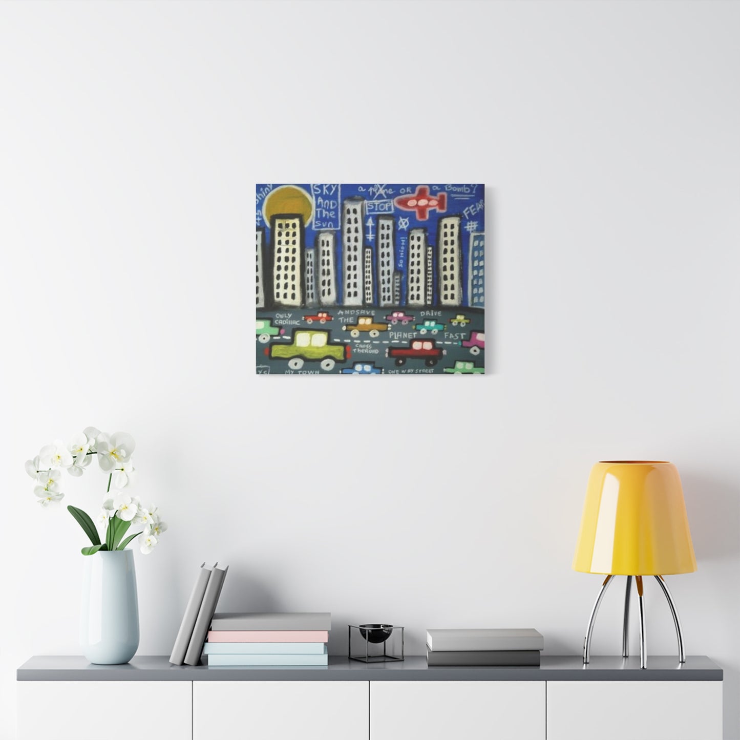 Only Cadillac 2 by Yann Sciberras Stretched Matte Wall Art Print