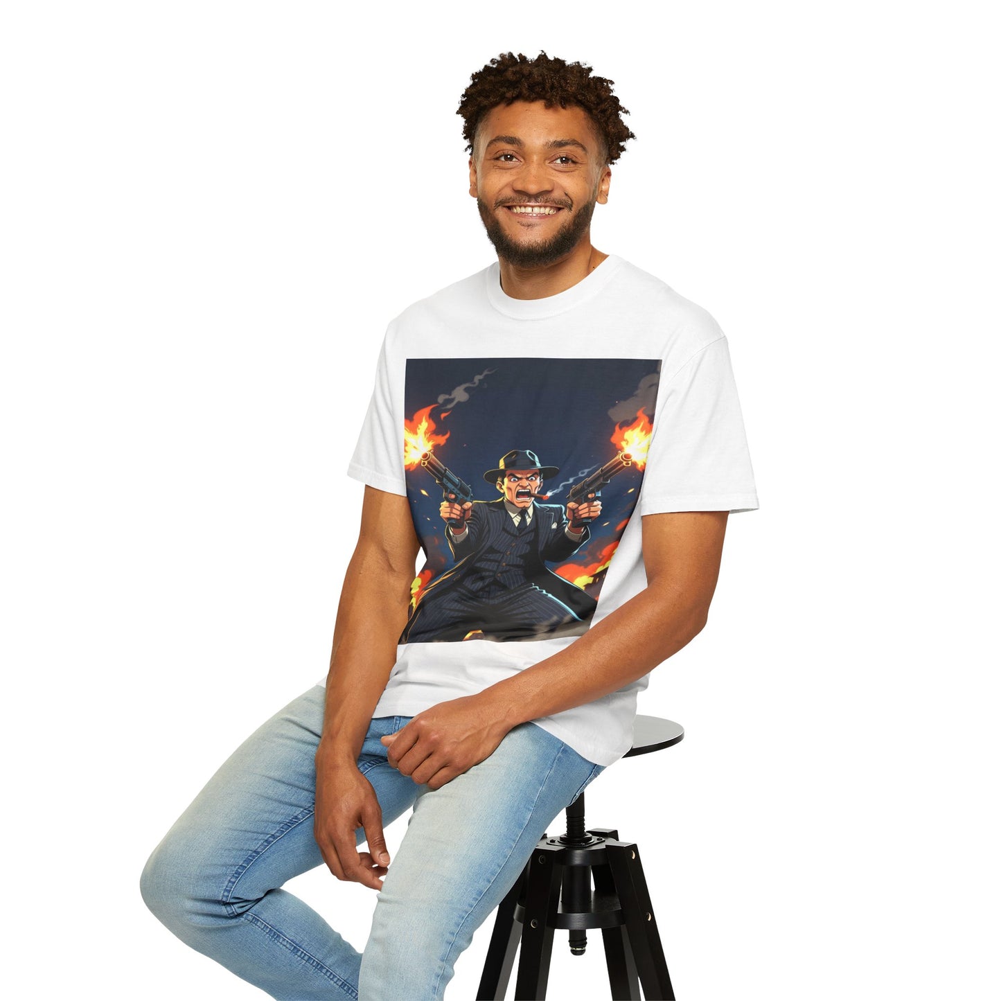 Gangster T‑Shirt — Vintage Outlaw Graphic Tee