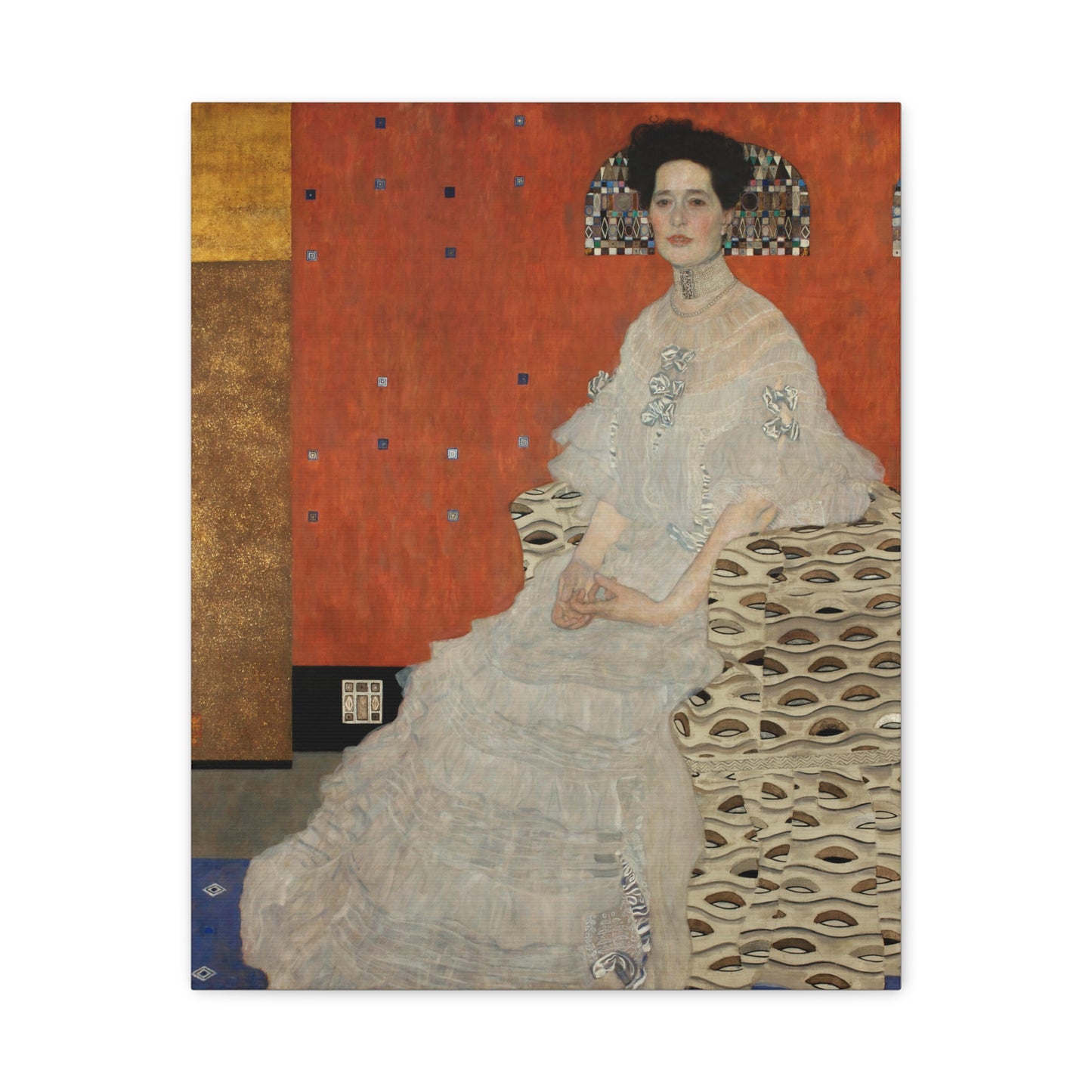 Fritza Riedler by Gustav Klimt Matte Canvas Wall Art Print