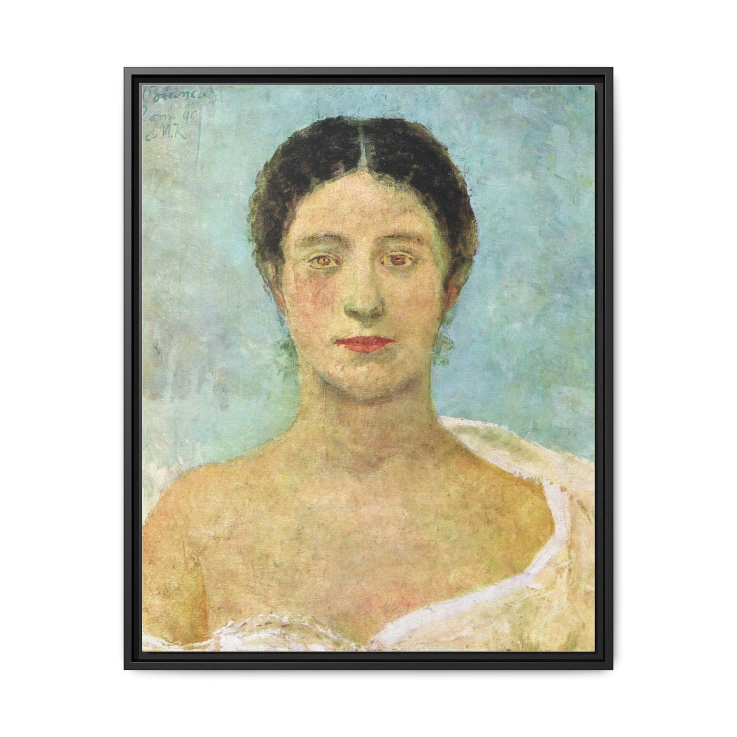 Bianca by Max Klinger Framed Matte Canvas Portrait Print