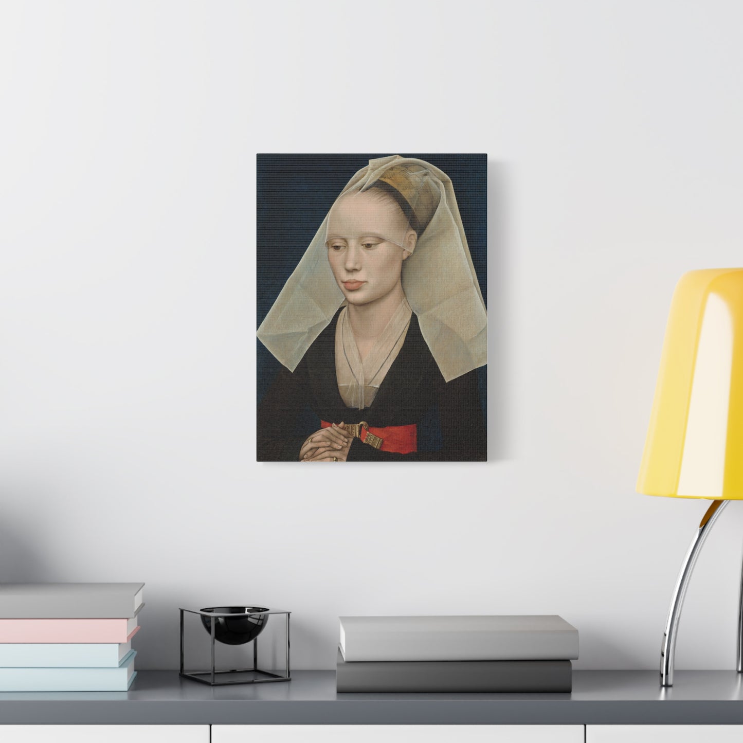 Portrait of a Lady by Rogier van der Weyden Matte Canvas Wall Art