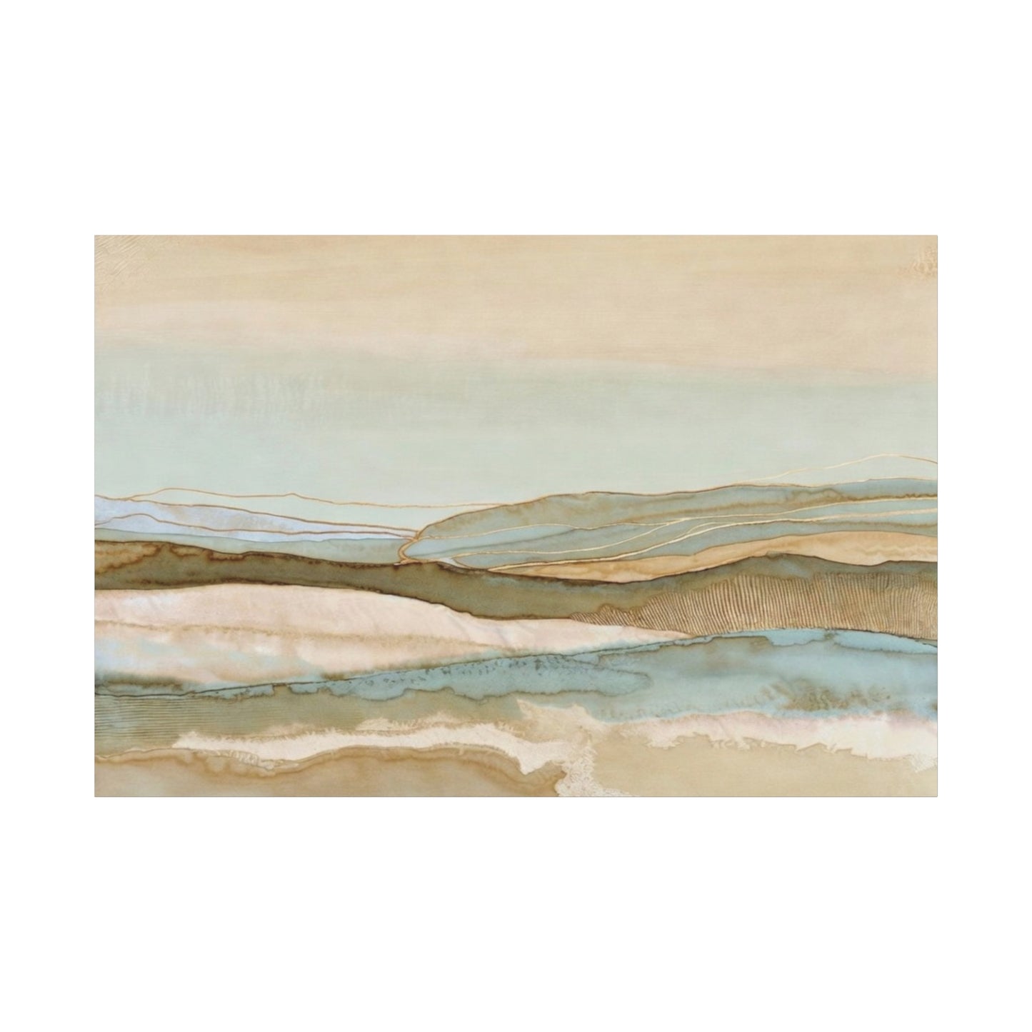 Coastal Abstract Canvas