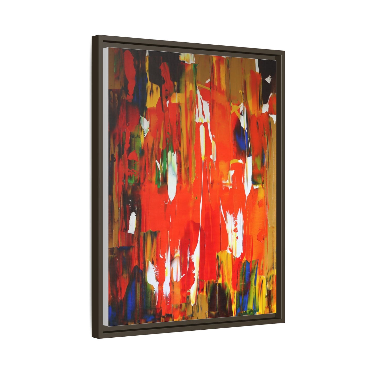Burn baby burn by Norman Barrett Framed Matte Canvas Wall Art