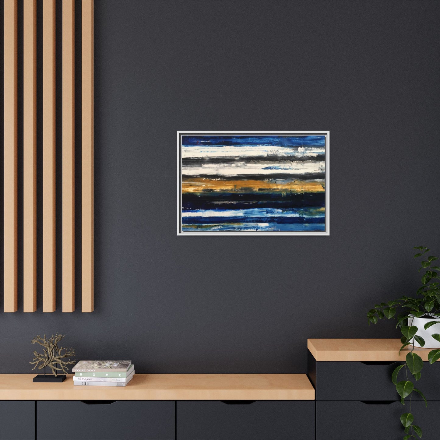Tiny Buddha by Todd Williamson Framed Matte Canvas Abstract  Wall Art