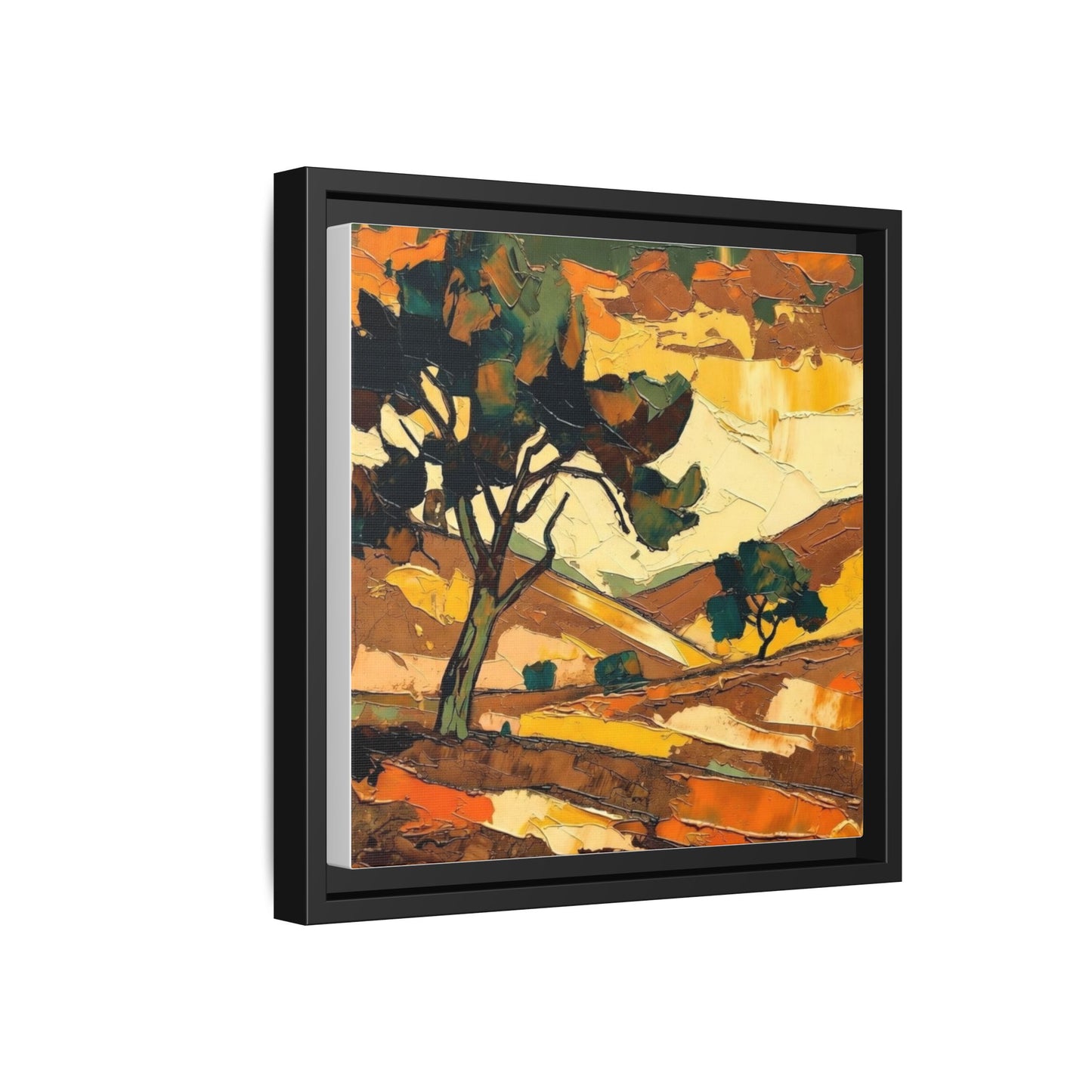 Framed Matte Canvas Landscape Art Print