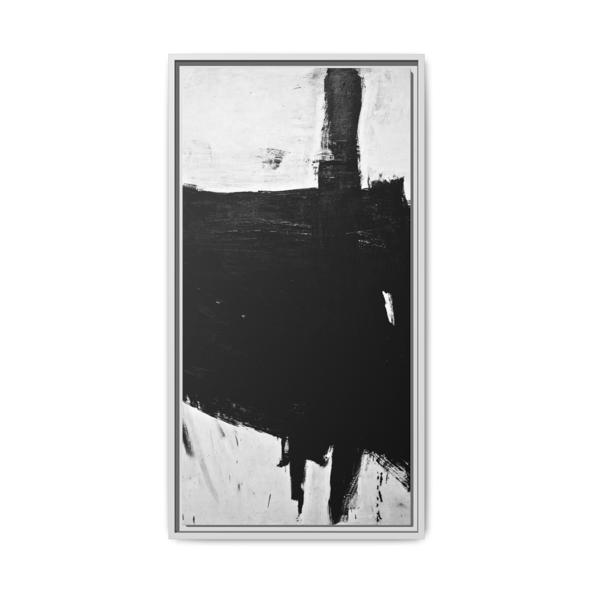 Sabra by Franz Kline Abstract Matte Canvas Framed Wall Art Print