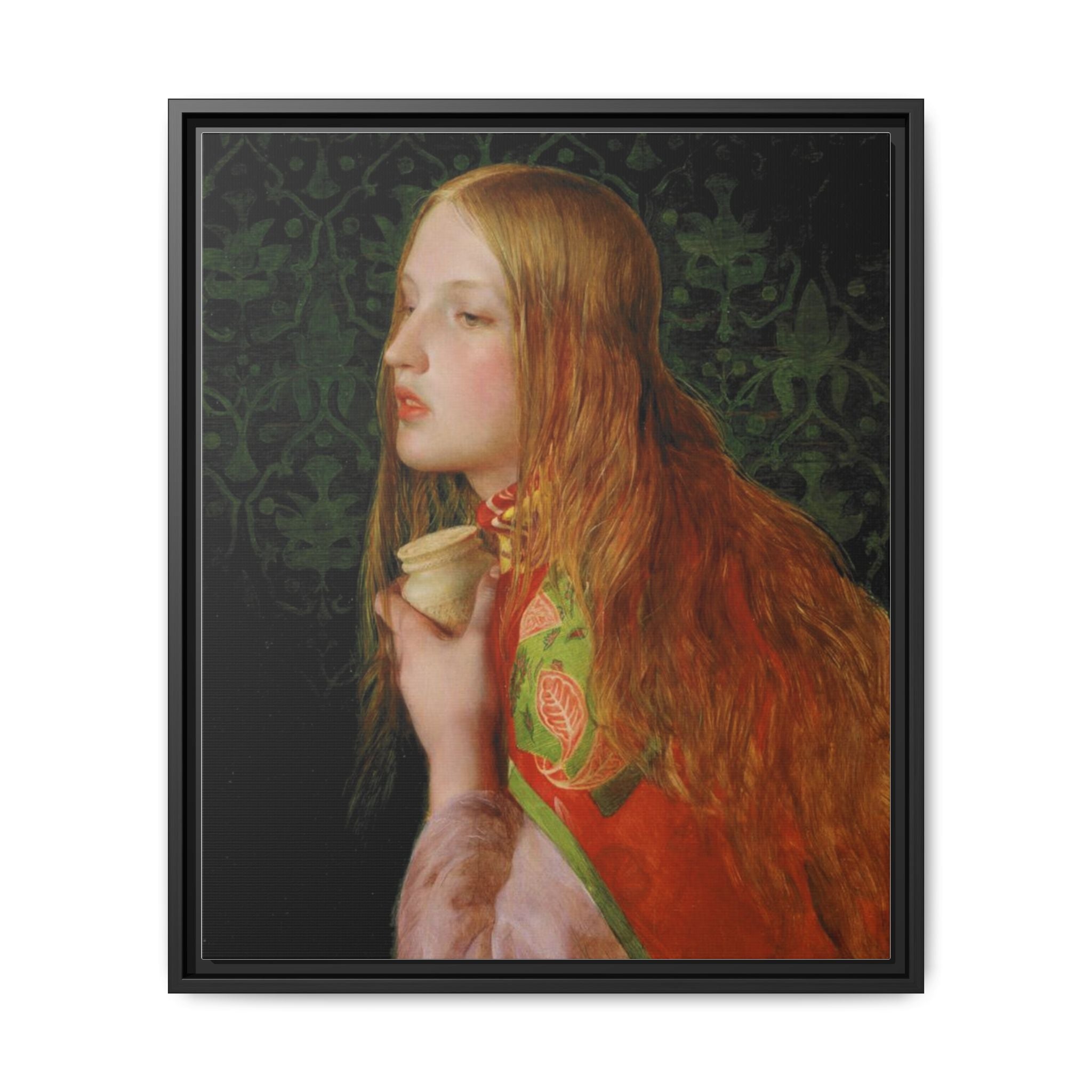 Mariya Magdalena by Frederick Sandys Framed Matte Canvas Wall Art Print