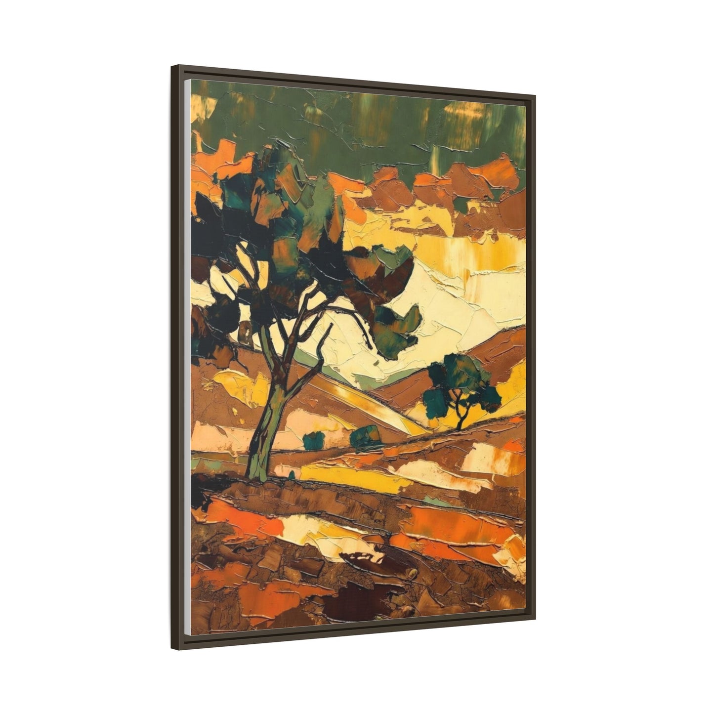 Framed Matte Canvas Landscape Art Print