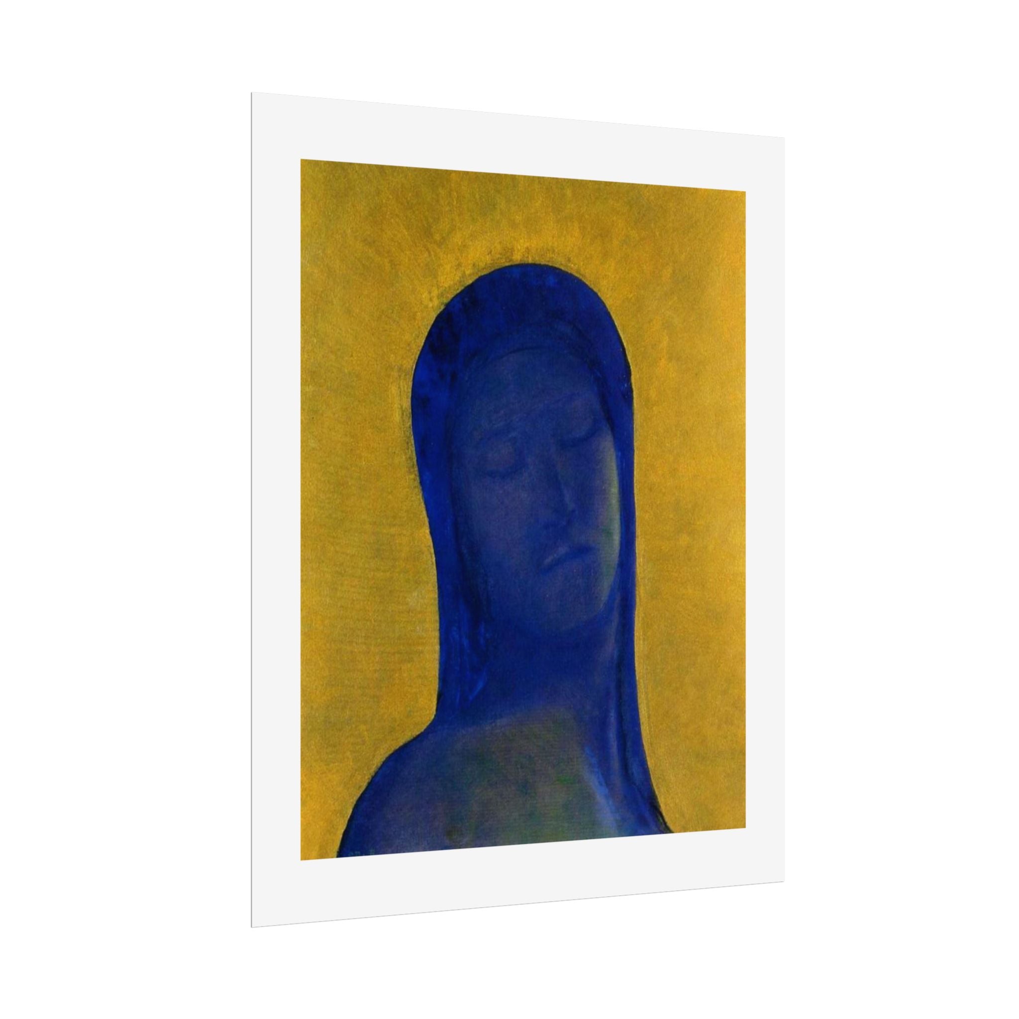 Closed Eyes by Odilon Redon Wall Art Print