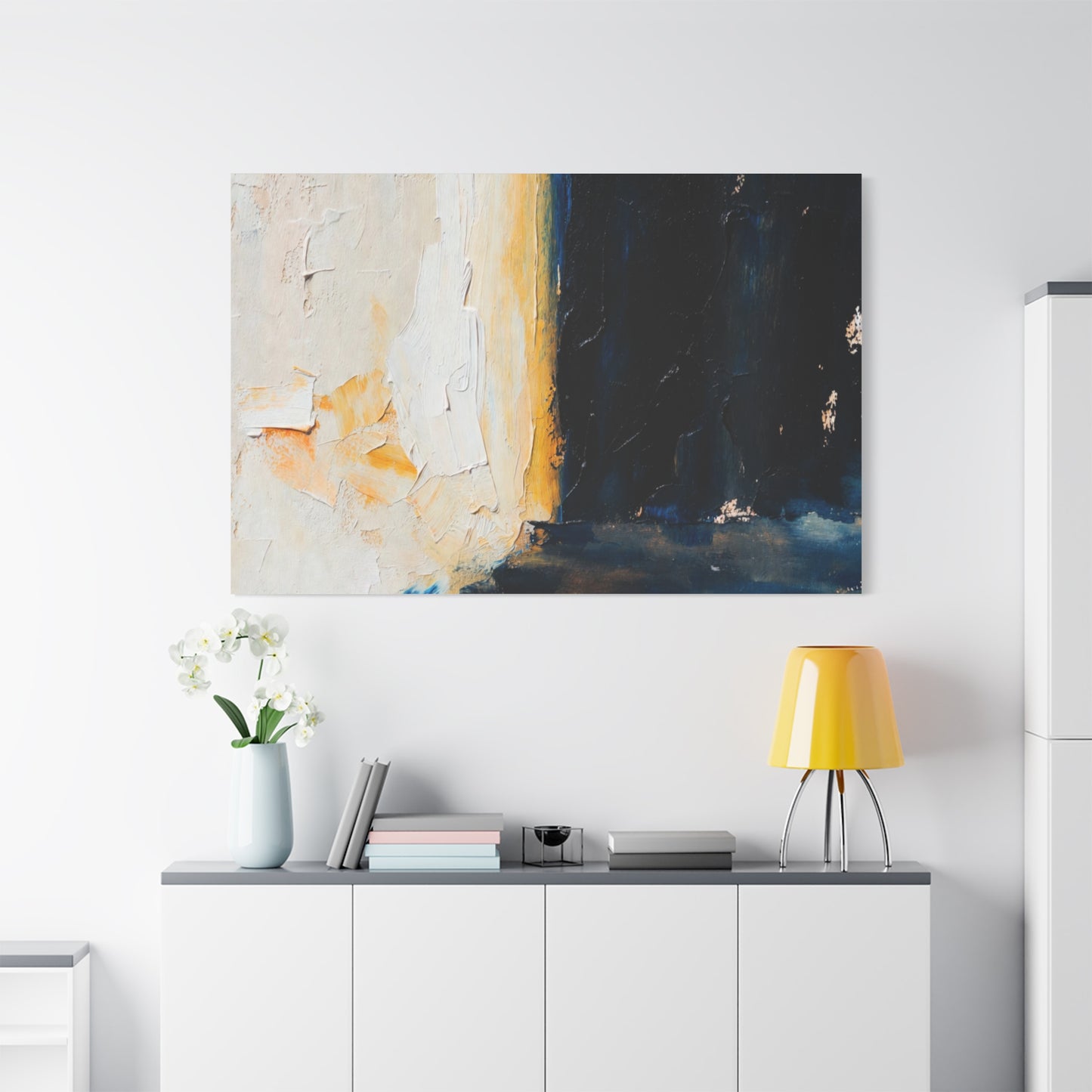 Abstract Coastal Light Matte Canvas Print — Stretched 1.25"