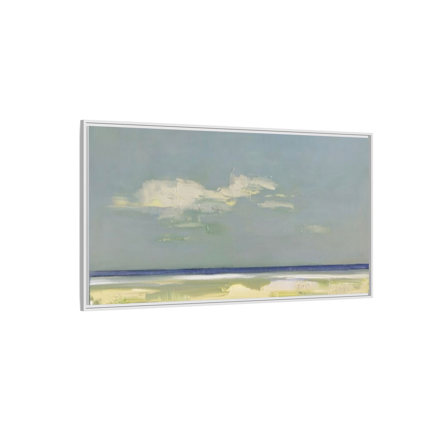 Coastal Calm Matte Canvas Framed Wall Art
