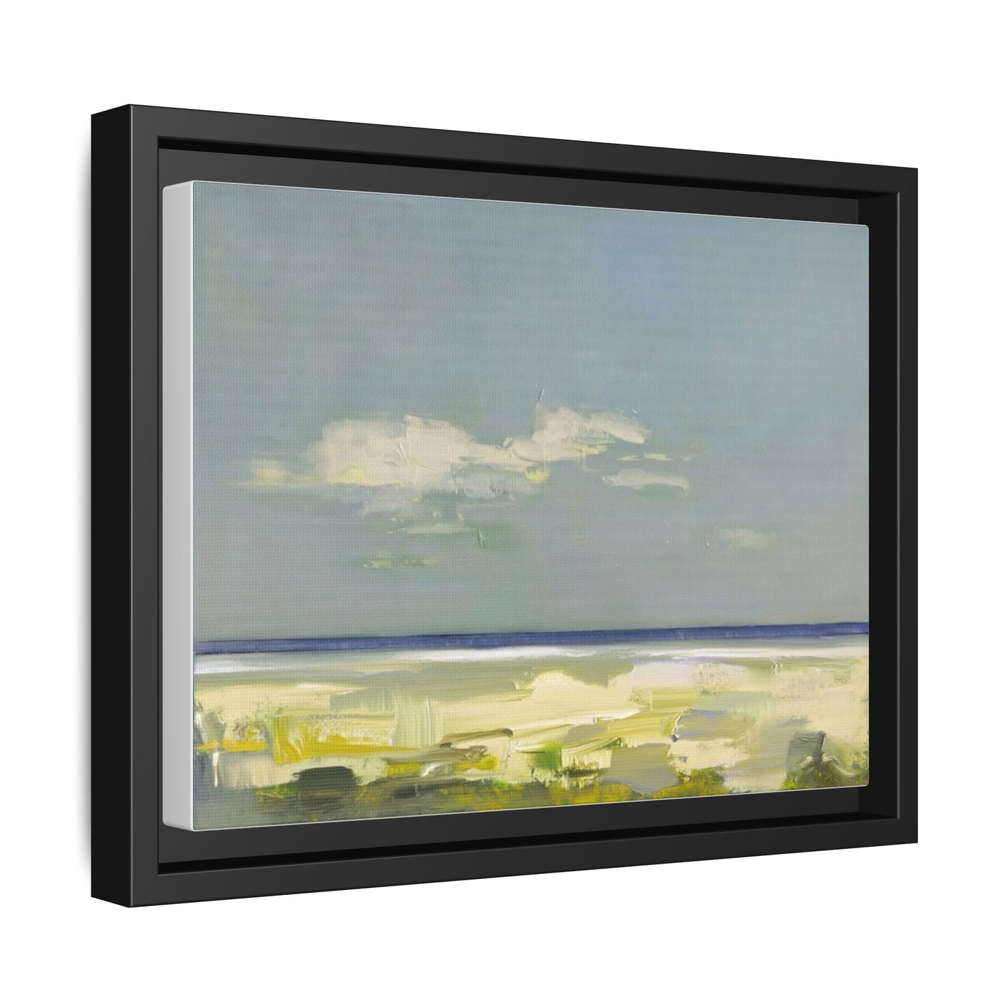 Coastal Calm Matte Canvas Framed Wall Art