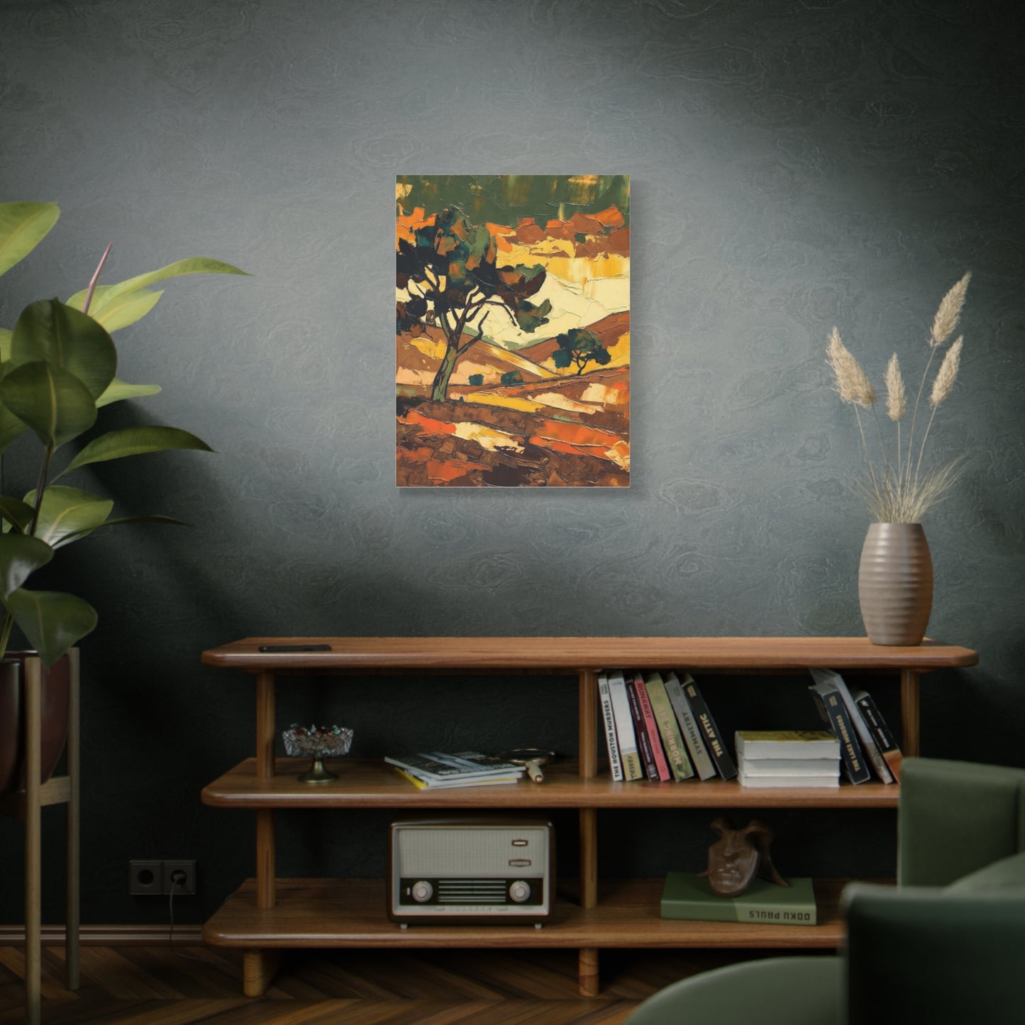 Abstract Autumn Landscape Canvas