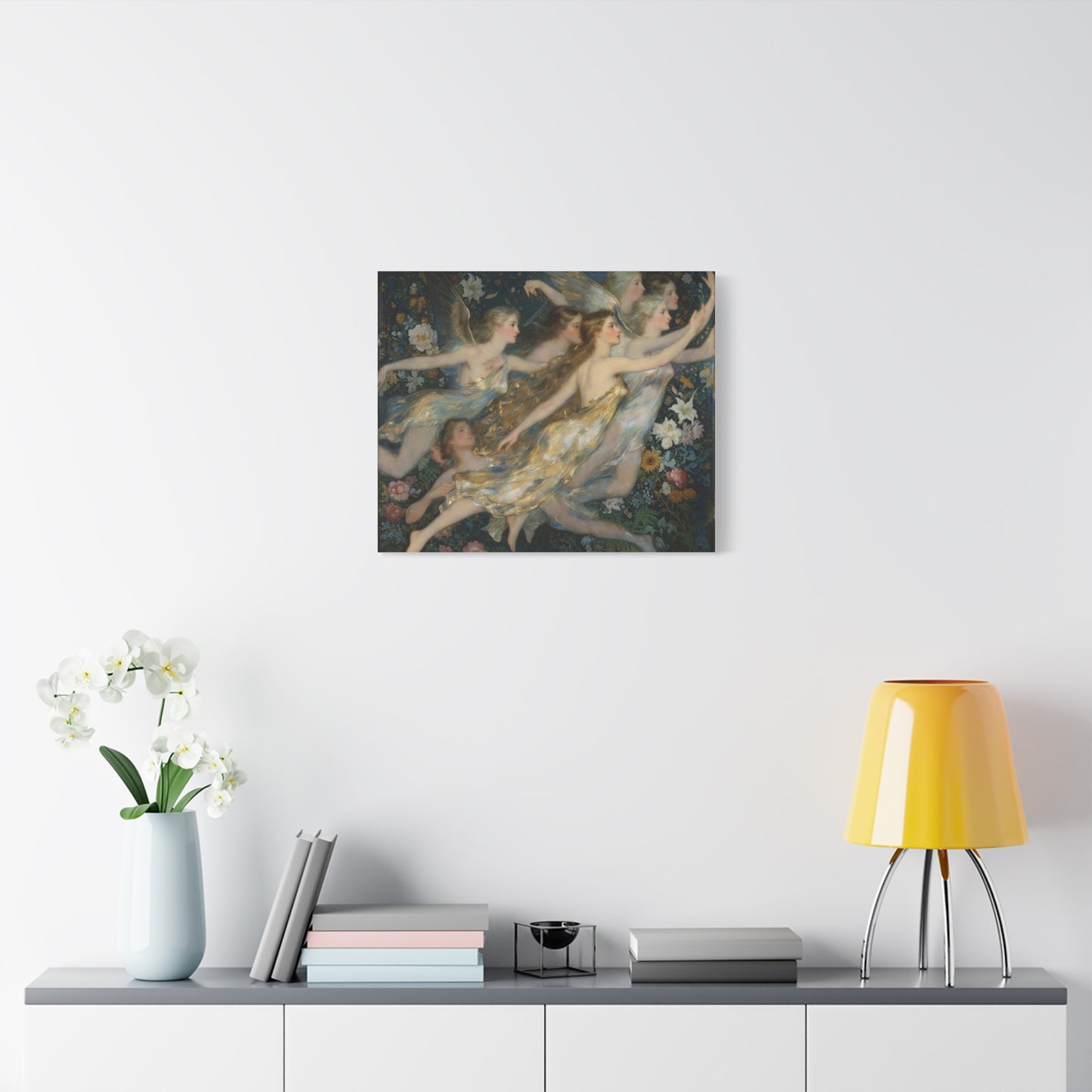 Vintage Fairy Dance Matte Canvas Wall Art