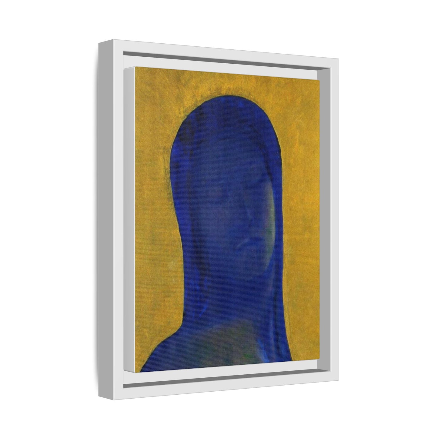 Closed Eyes by Odilon Redon Framed Matte Canvas Wall Art Print