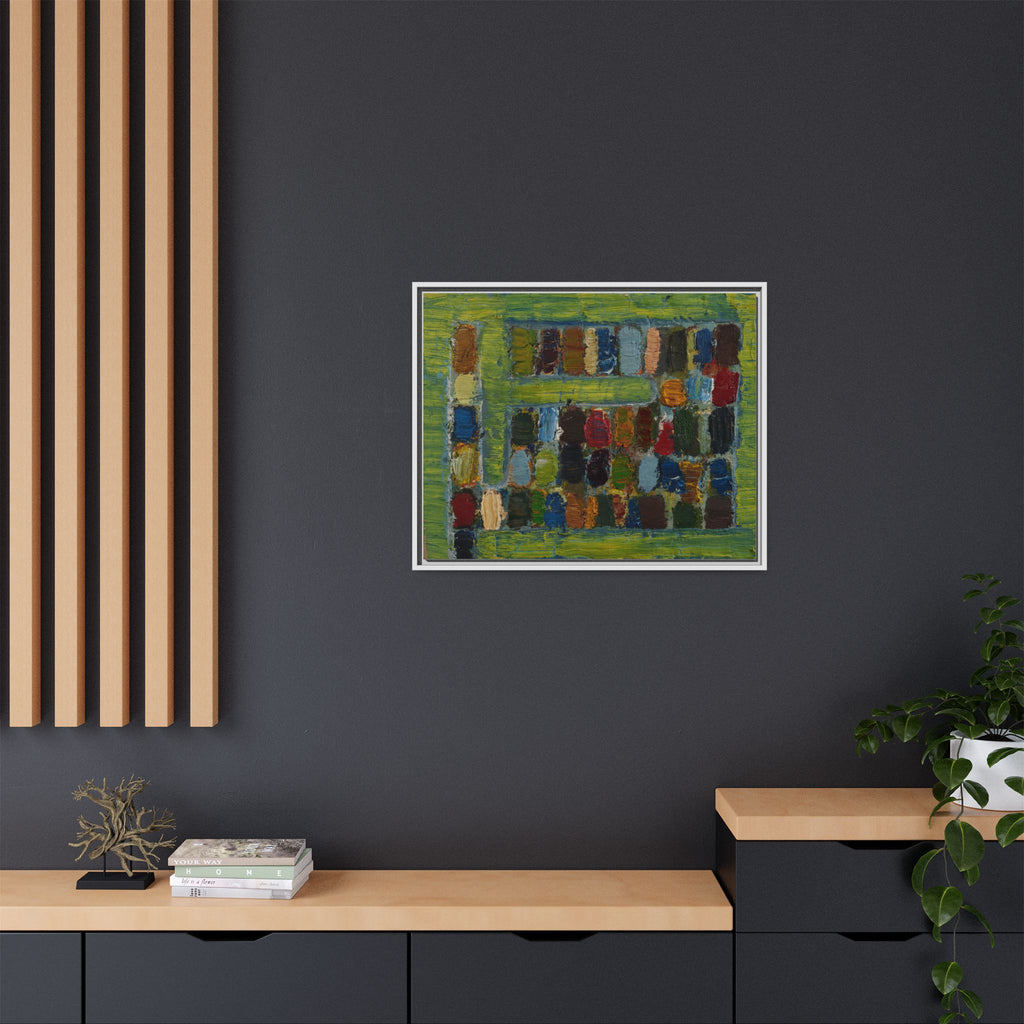 JMC-1970-3 by Jean-Michel Coulon Matte Canvas Framed Wall Art Print