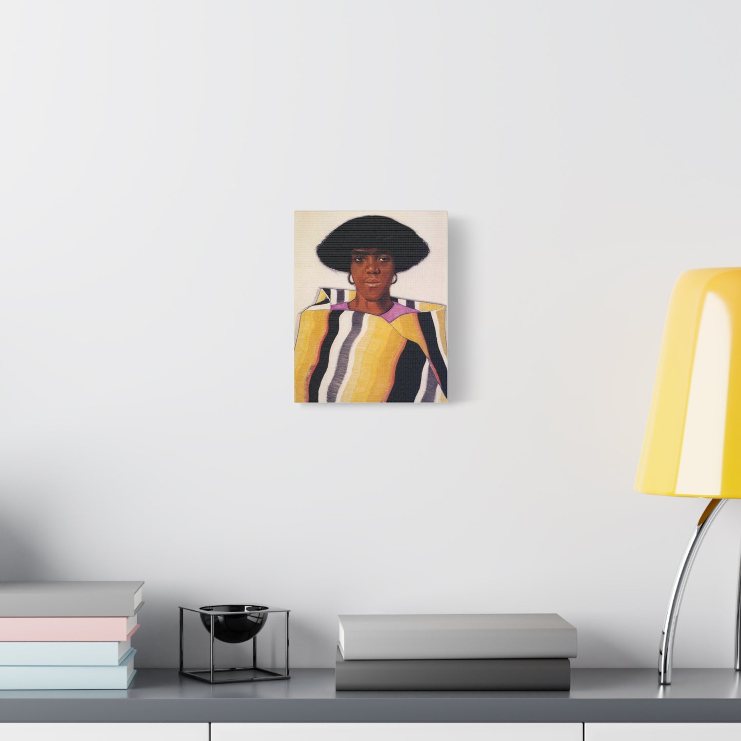 Portrait of an African American Woman by Winold Reiss Portrait Canvas Print — Matte Stretched
