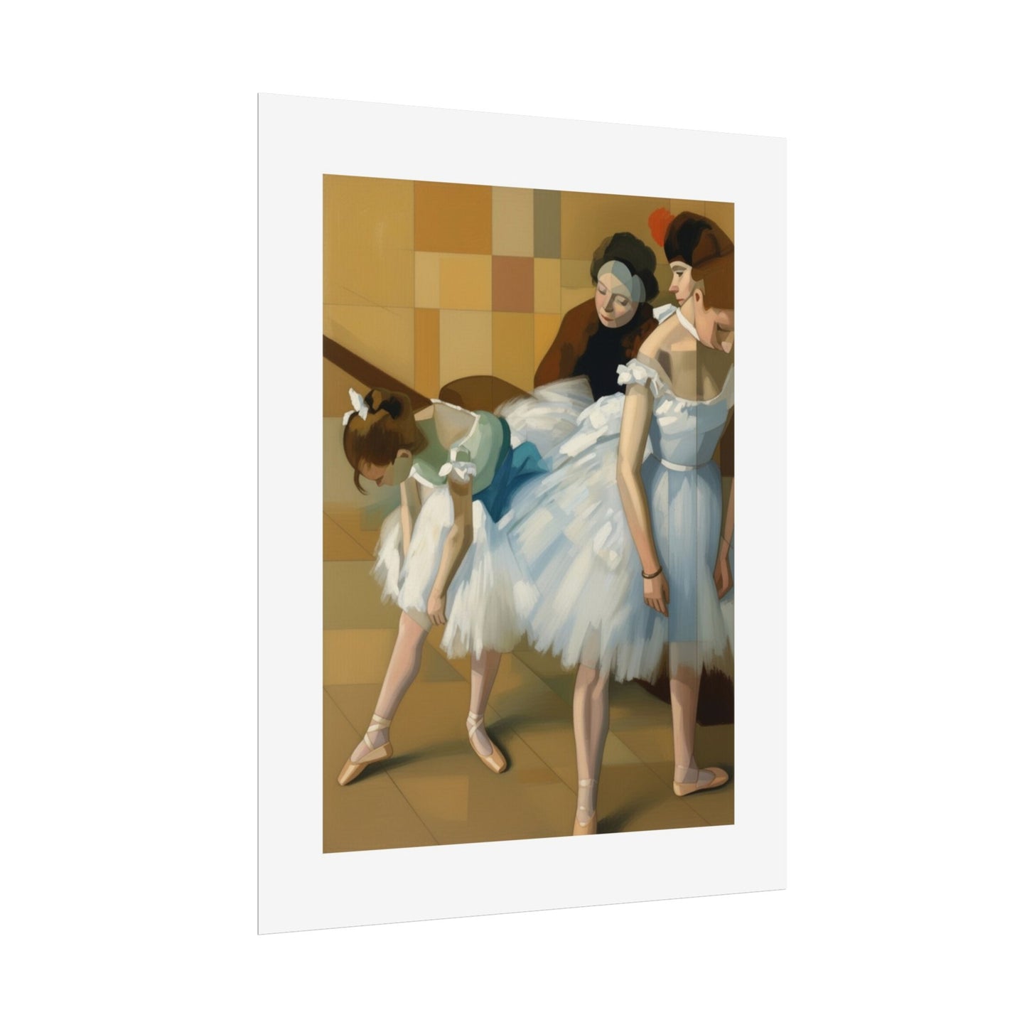 Ballet Dancers Rolled Poster — Classic Impressionist Ballerina Wall Art