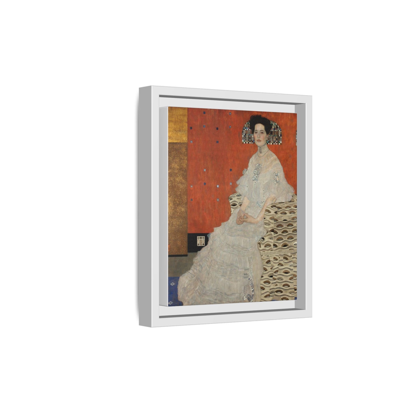 Fritza Riedler by Gustav Klimt Framed Matte Canvas Wall Art Print