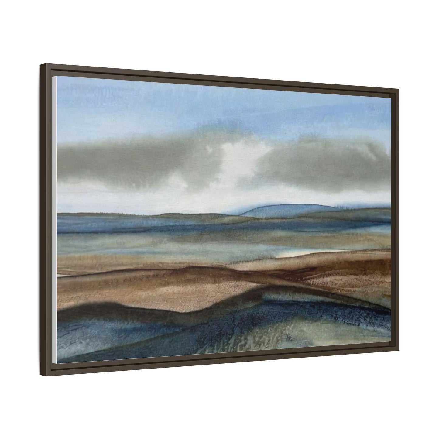 Matte Canvas Landscape, Framed (Multi-color)
