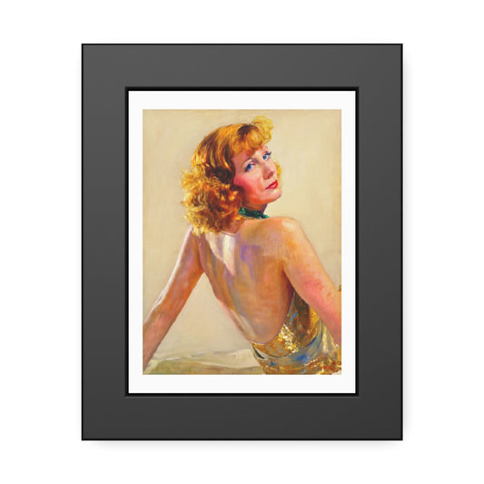 Greta Garbo Framed Paper Posters