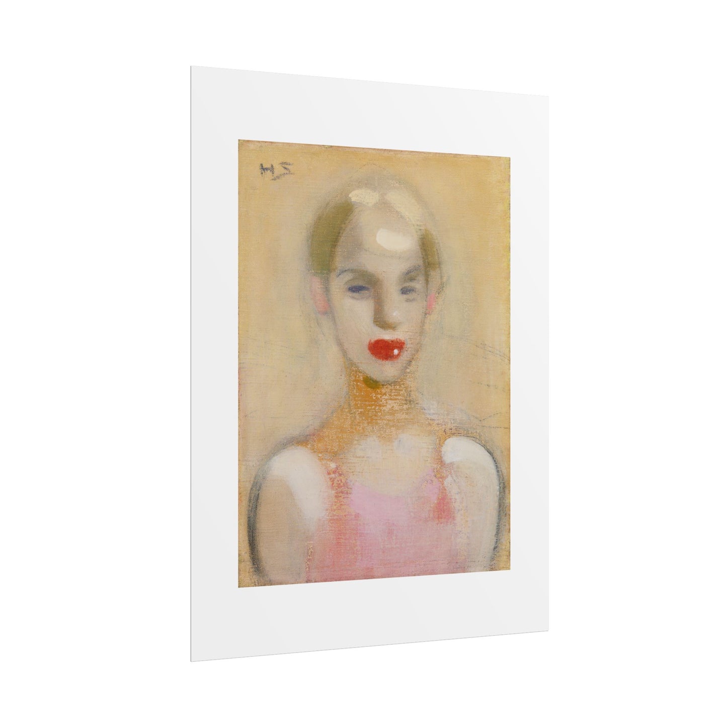 Circus Girl by Helene Schjerfbeck Wall Art Print