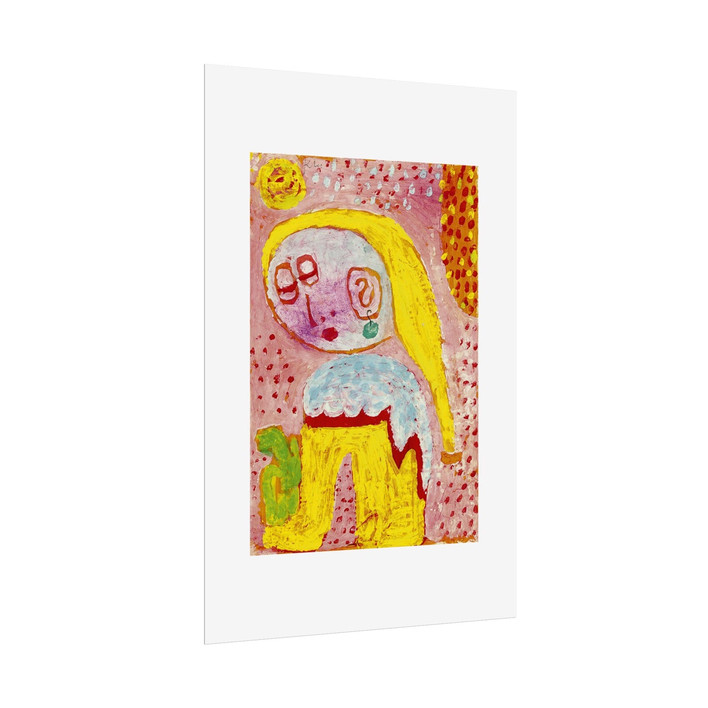 Magdalena vor der Bekehrung by Paul Klee Abstract Wall Art Poster
