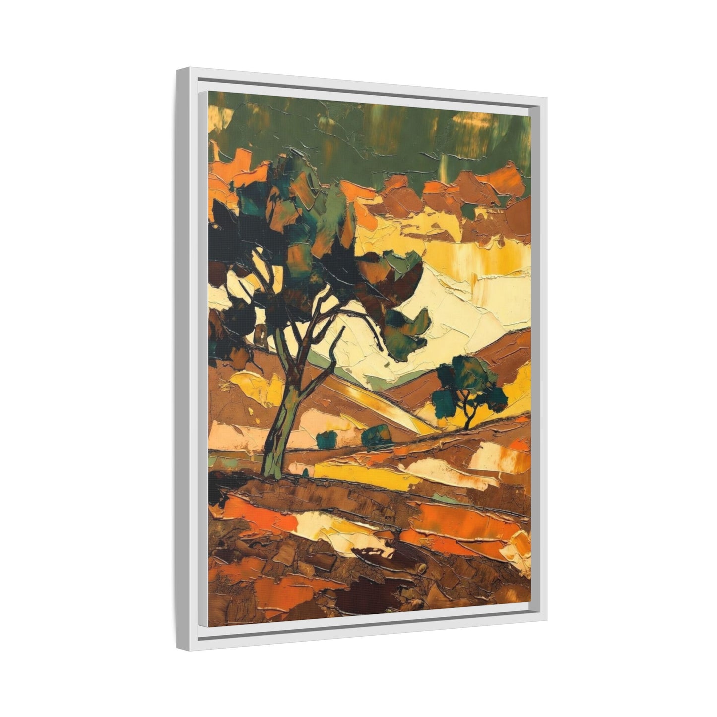 Framed Matte Canvas Landscape Art Print