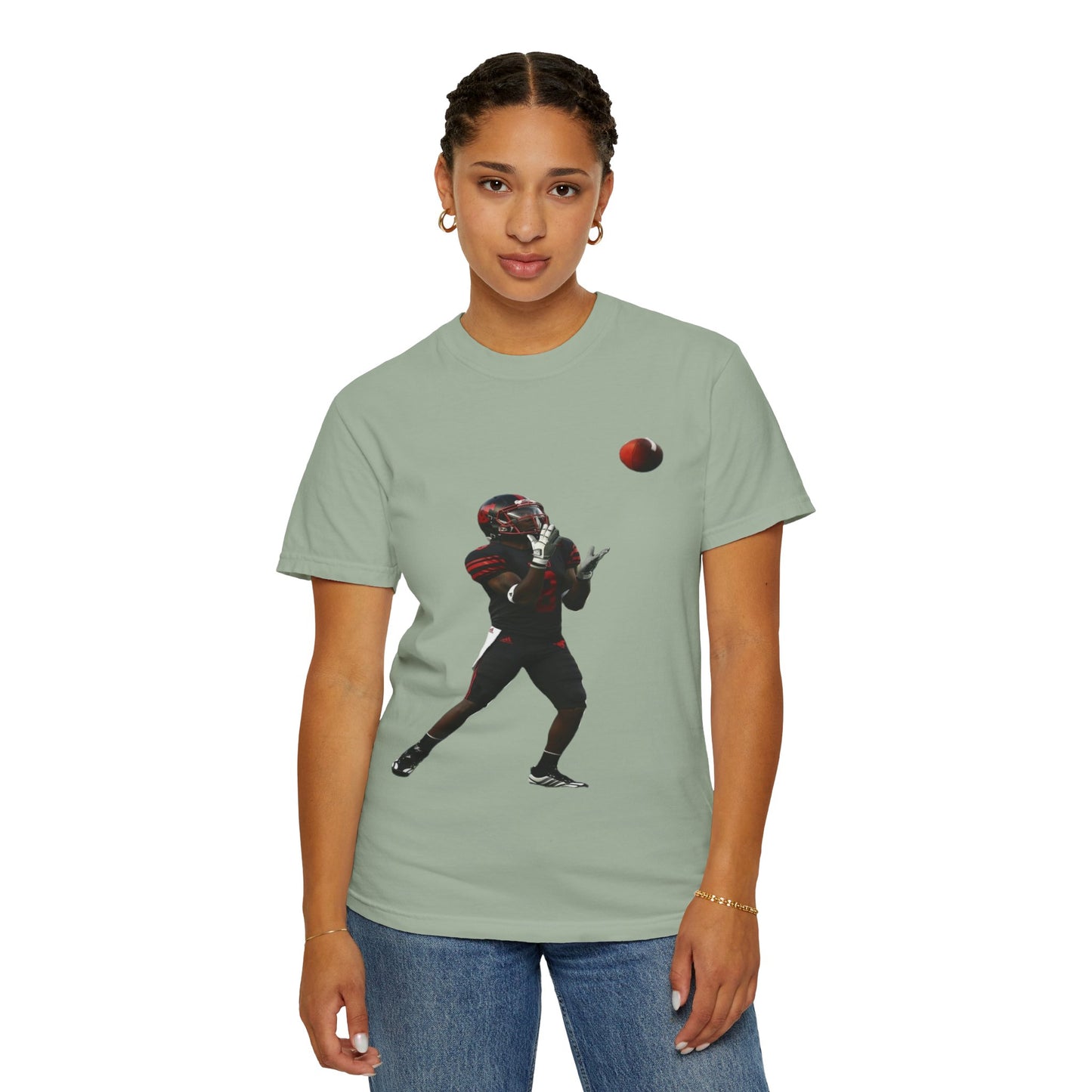 Football Player Catch T-Shirt