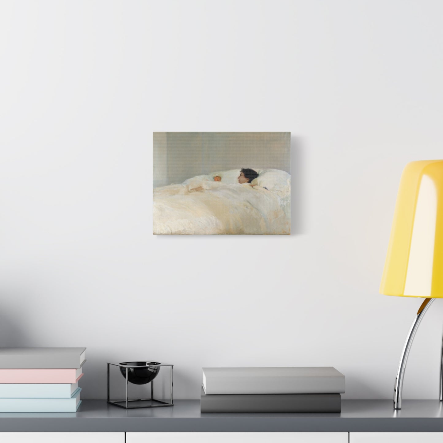 Mother by Joaquin Sorolla y Bastida Art Canvas Print — Serene Nursery Wall Decor
