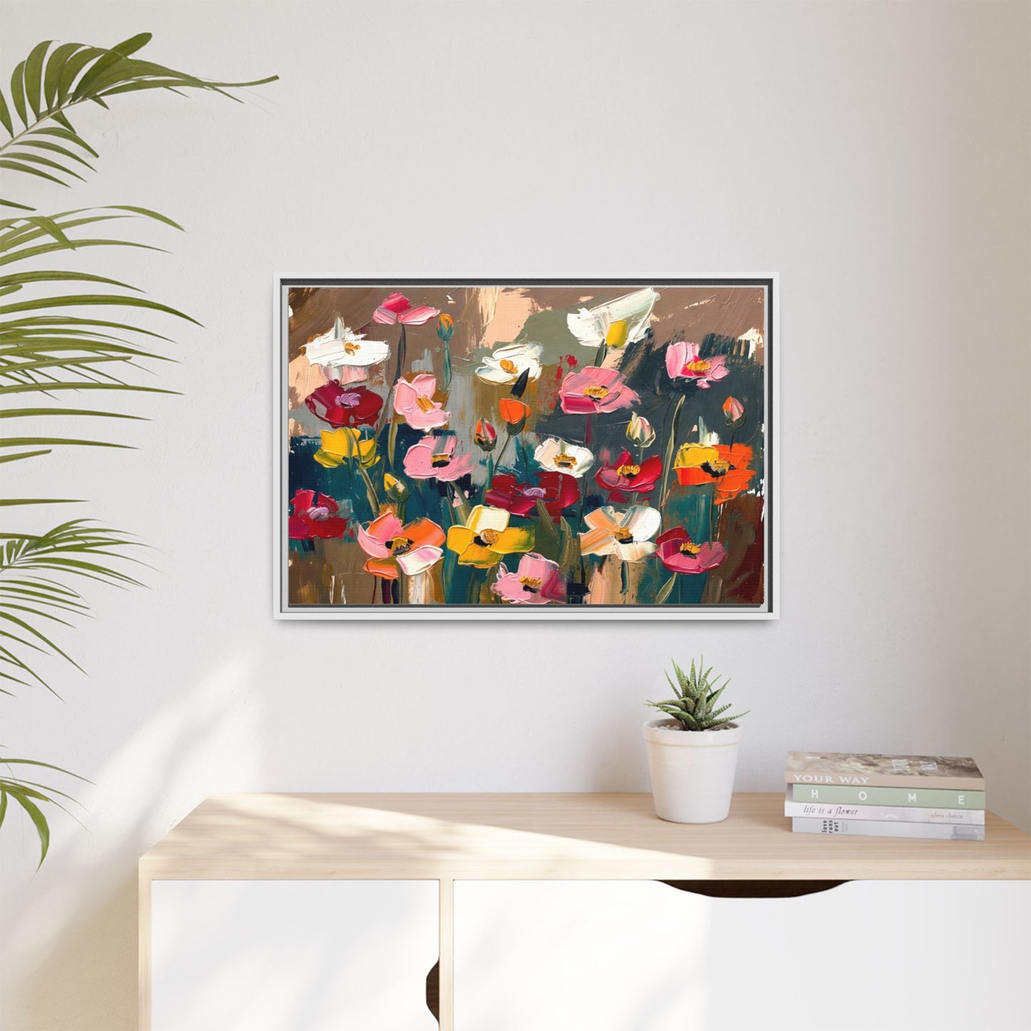 Matte Canvas, Framed (Multi-color)