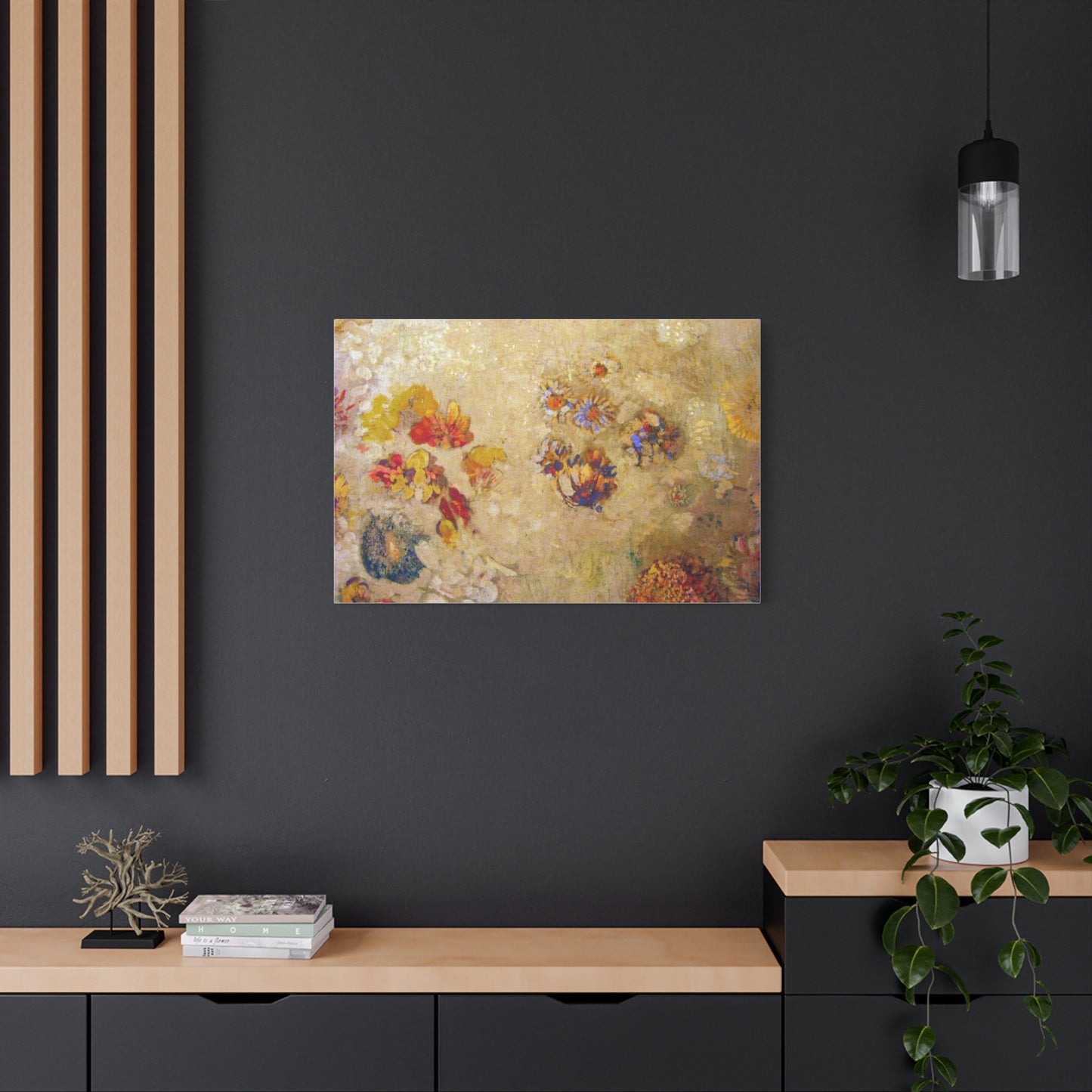 Andrevanb Panneau Décoratif by Odilon Redon Matte Canvas Wall Art Print