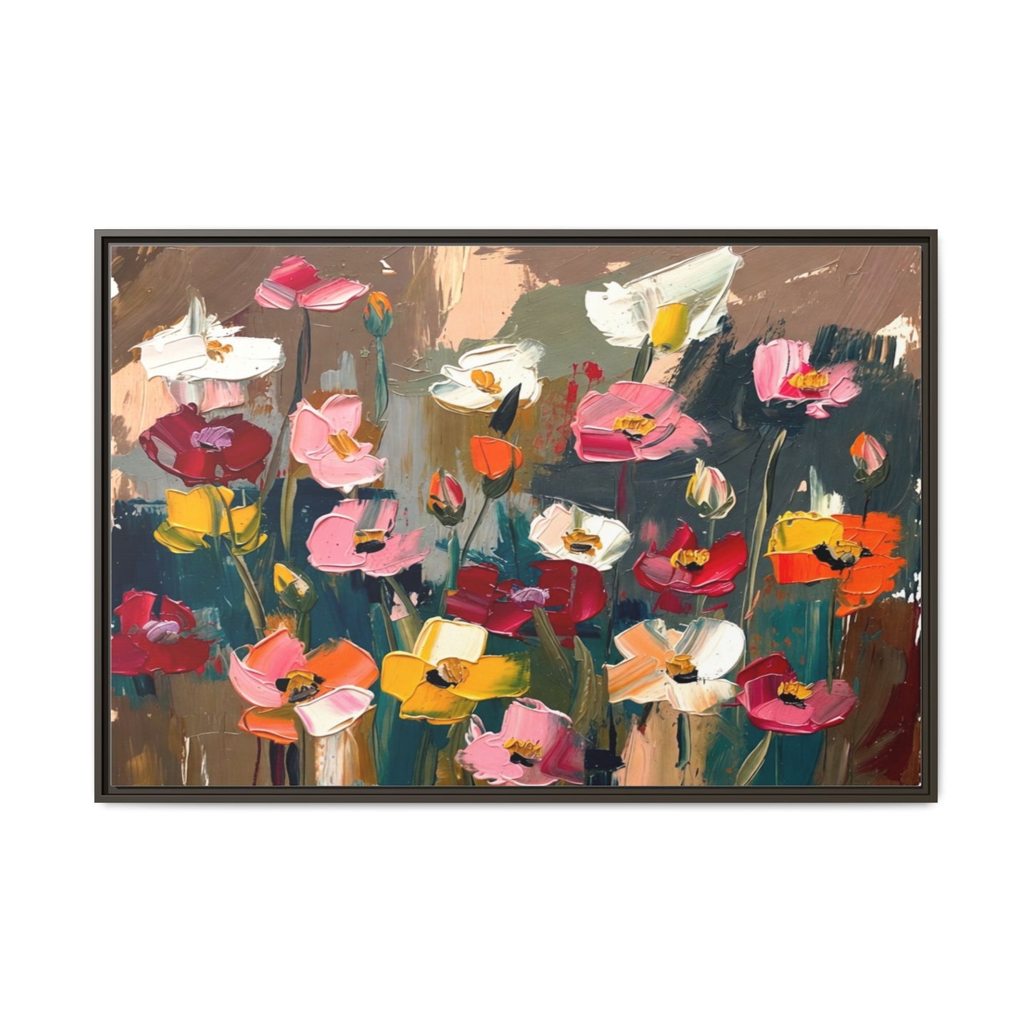 Matte Canvas, Framed (Multi-color)