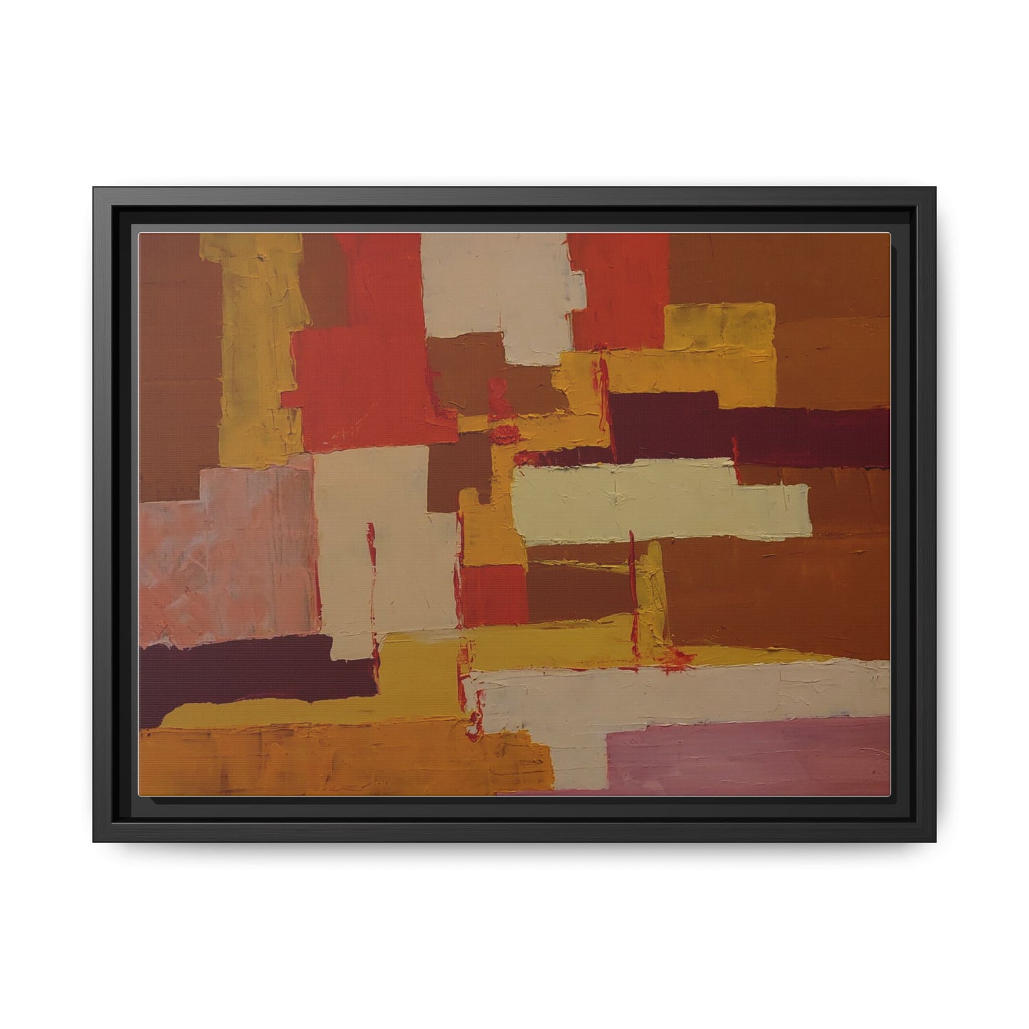Tableau Confusion by Nicolae Calancea Framed Canvas Wall Art Print