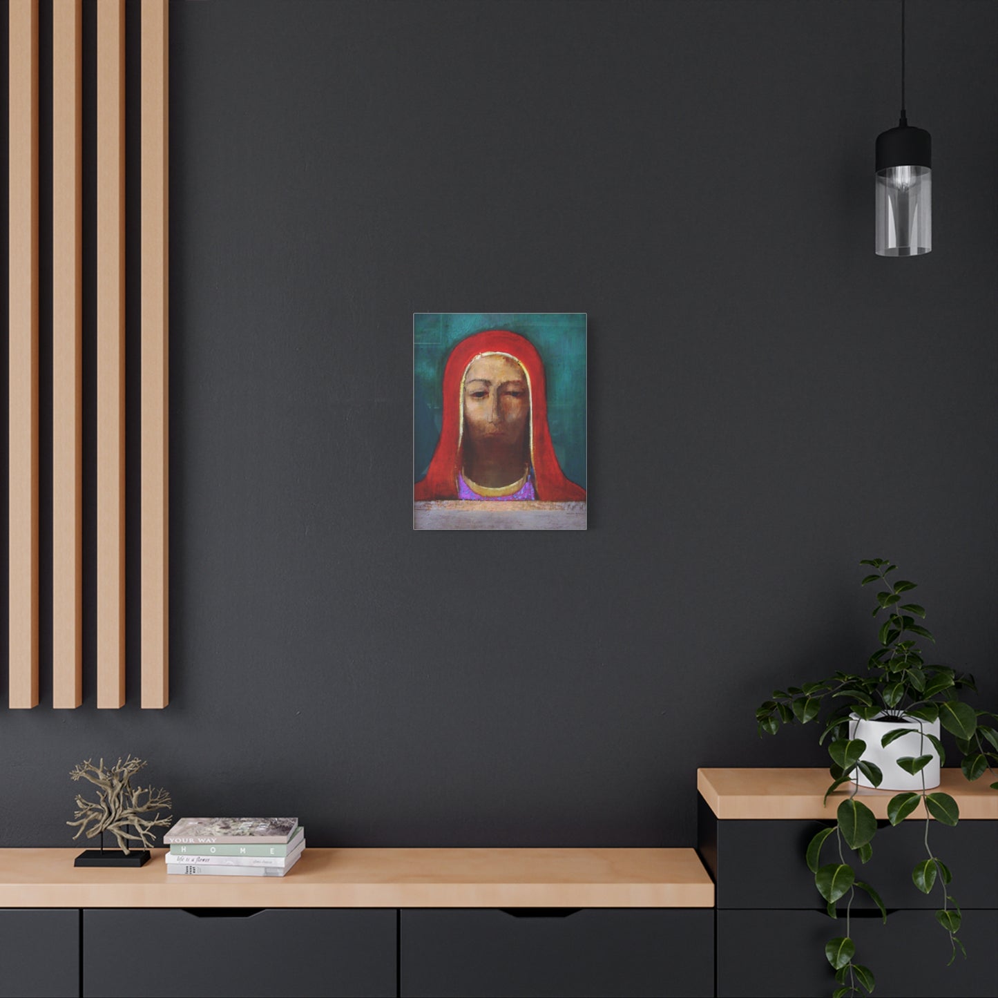 Le Silence by Odilon Redon Matte Canvas Wall Art Print