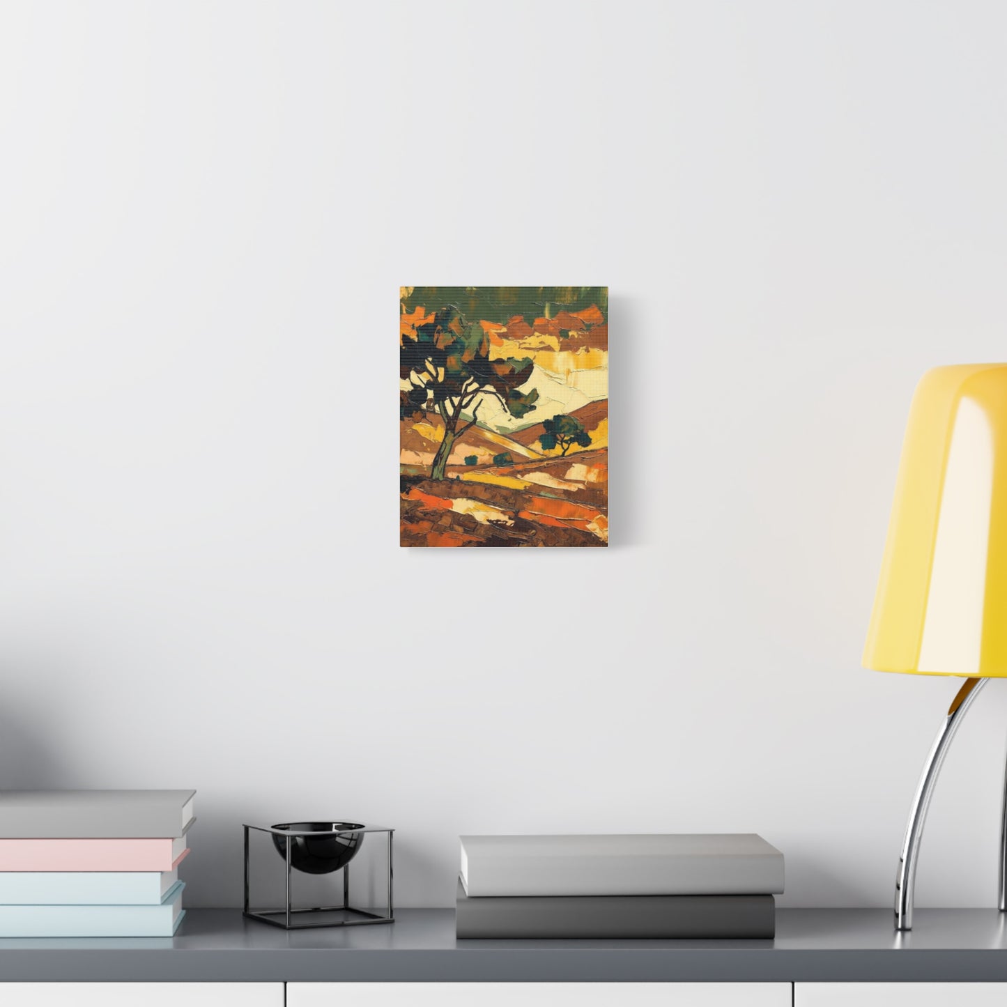 Abstract Autumn Landscape Canvas