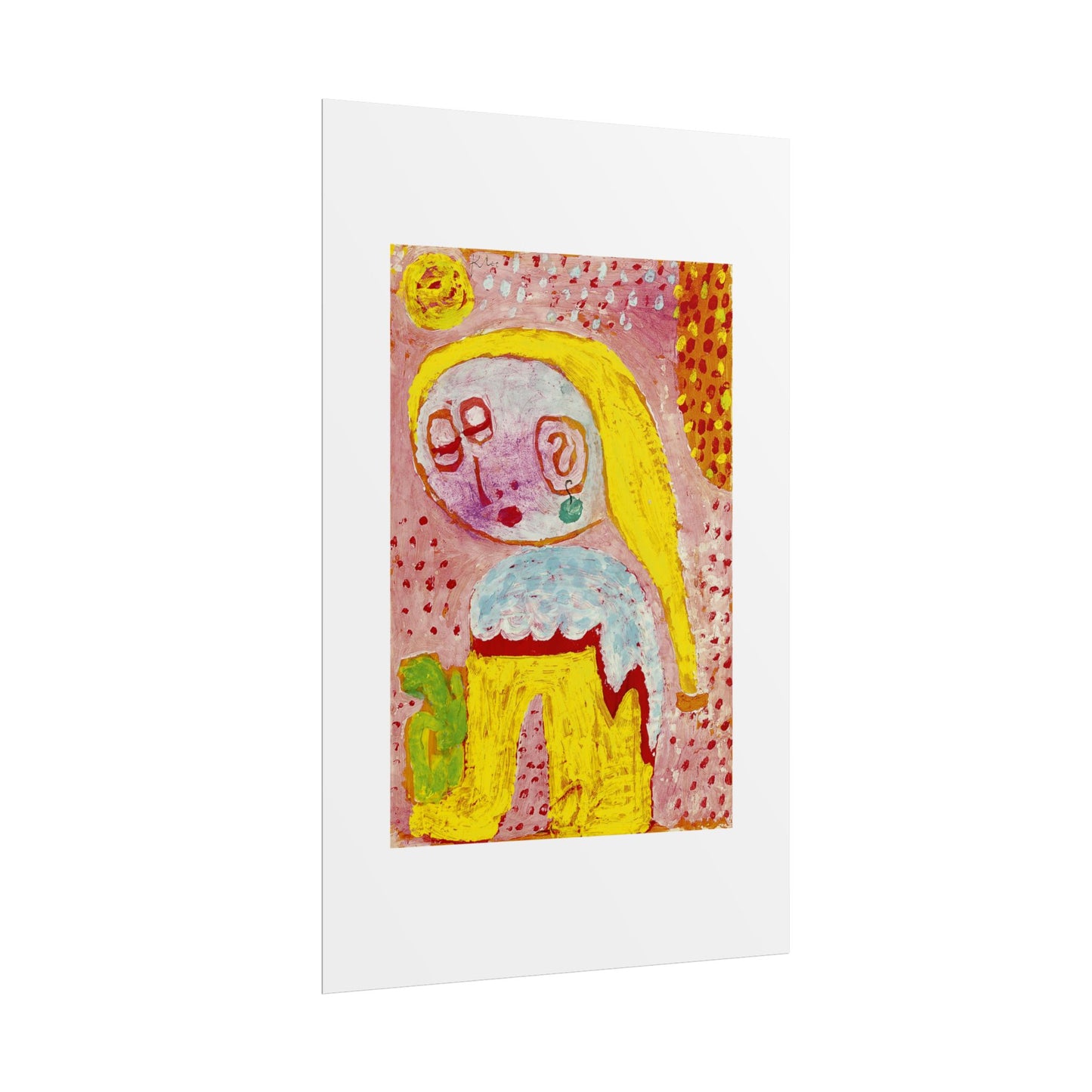 Magdalena vor der Bekehrung by Paul Klee Abstract Wall Art Poster