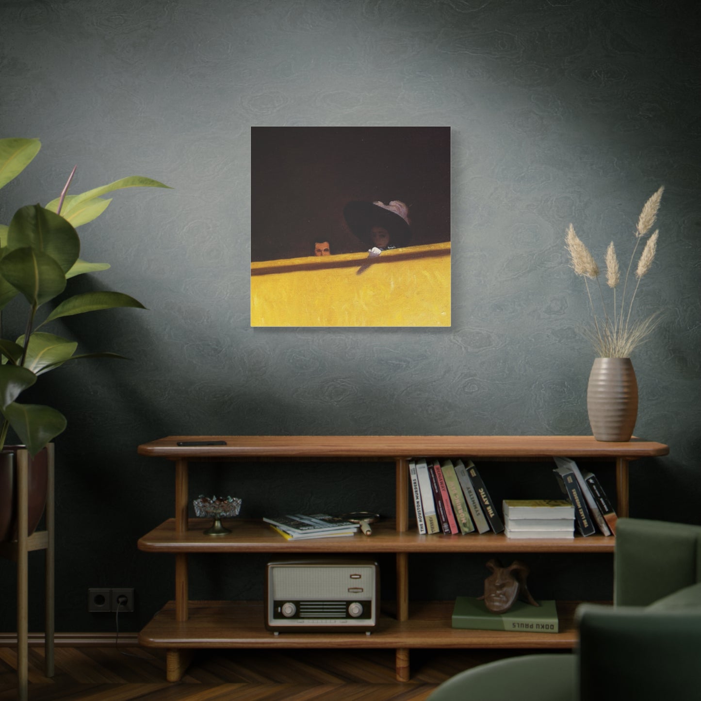 La loge de theatre by Félix Vallotton Matte Canvas Wall Art Print