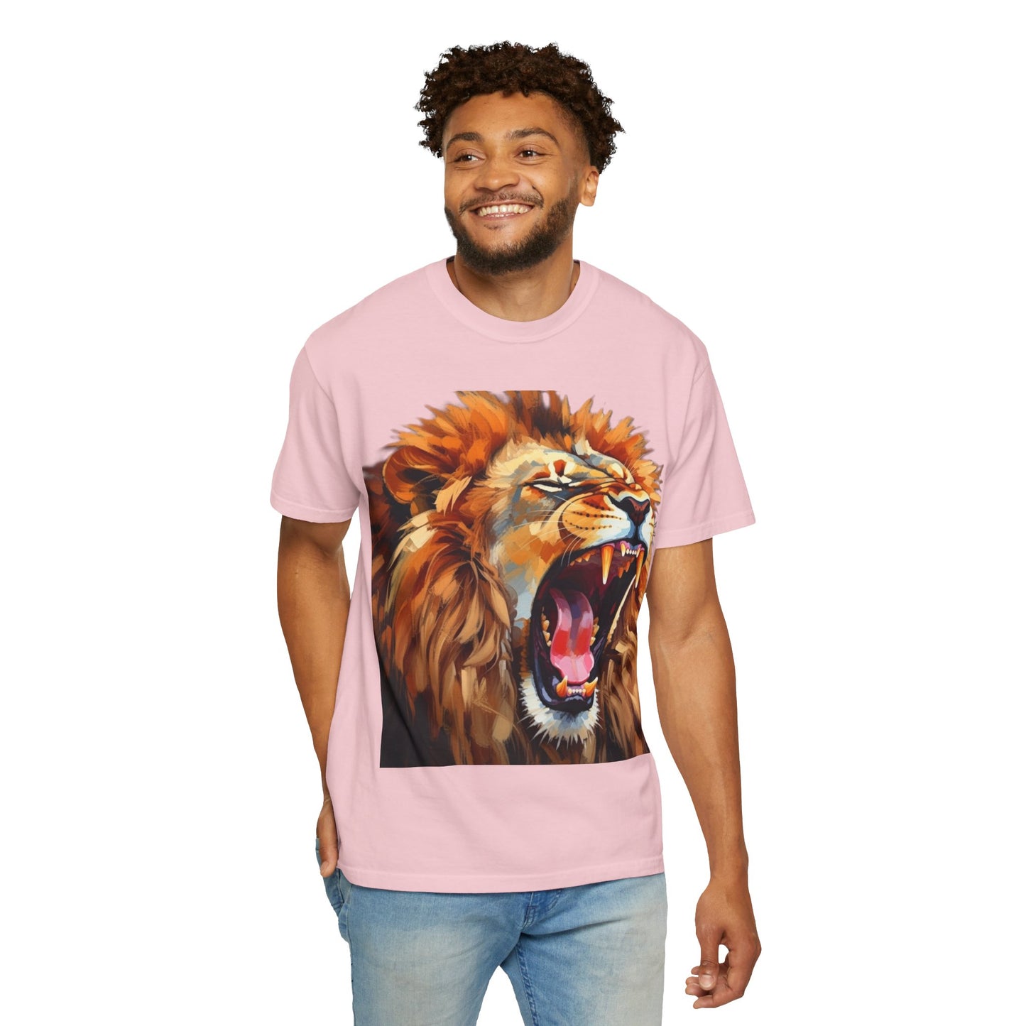 Roaring Lion T-Shirt Bold Wildlife Graphic Tee