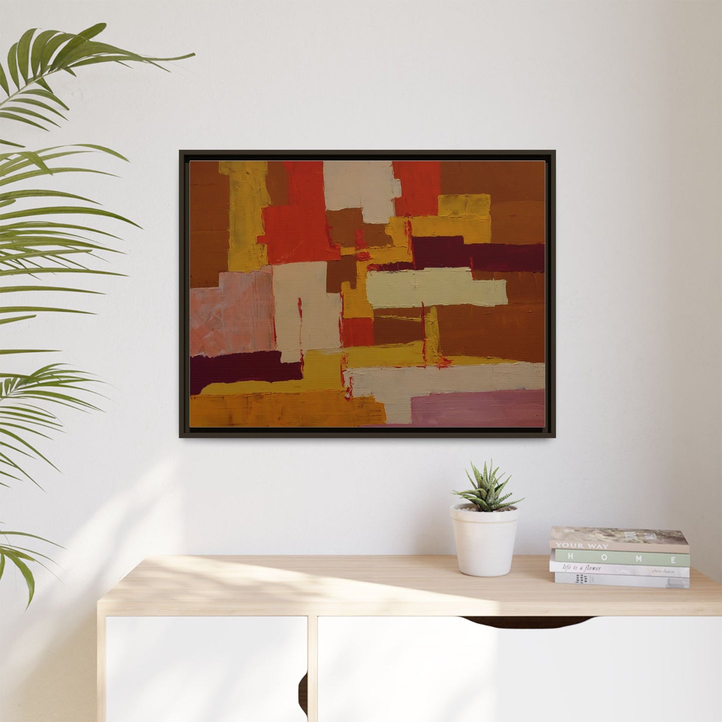 Tableau Confusion by Nicolae Calancea Framed Canvas Wall Art Print