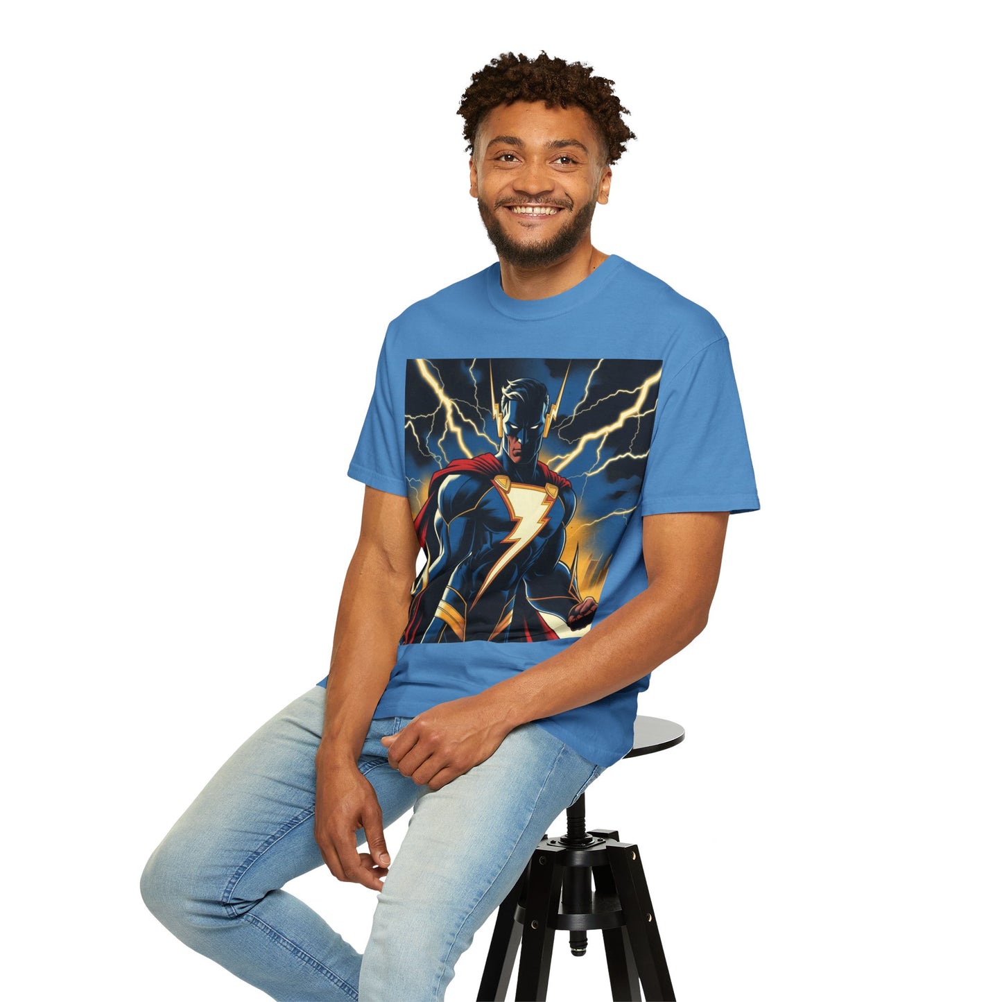 Unisex Superhero Garment-Dyed T-shirt