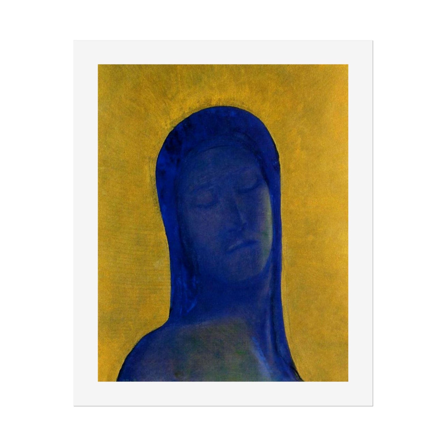 Closed Eyes by Odilon Redon Wall Art Print